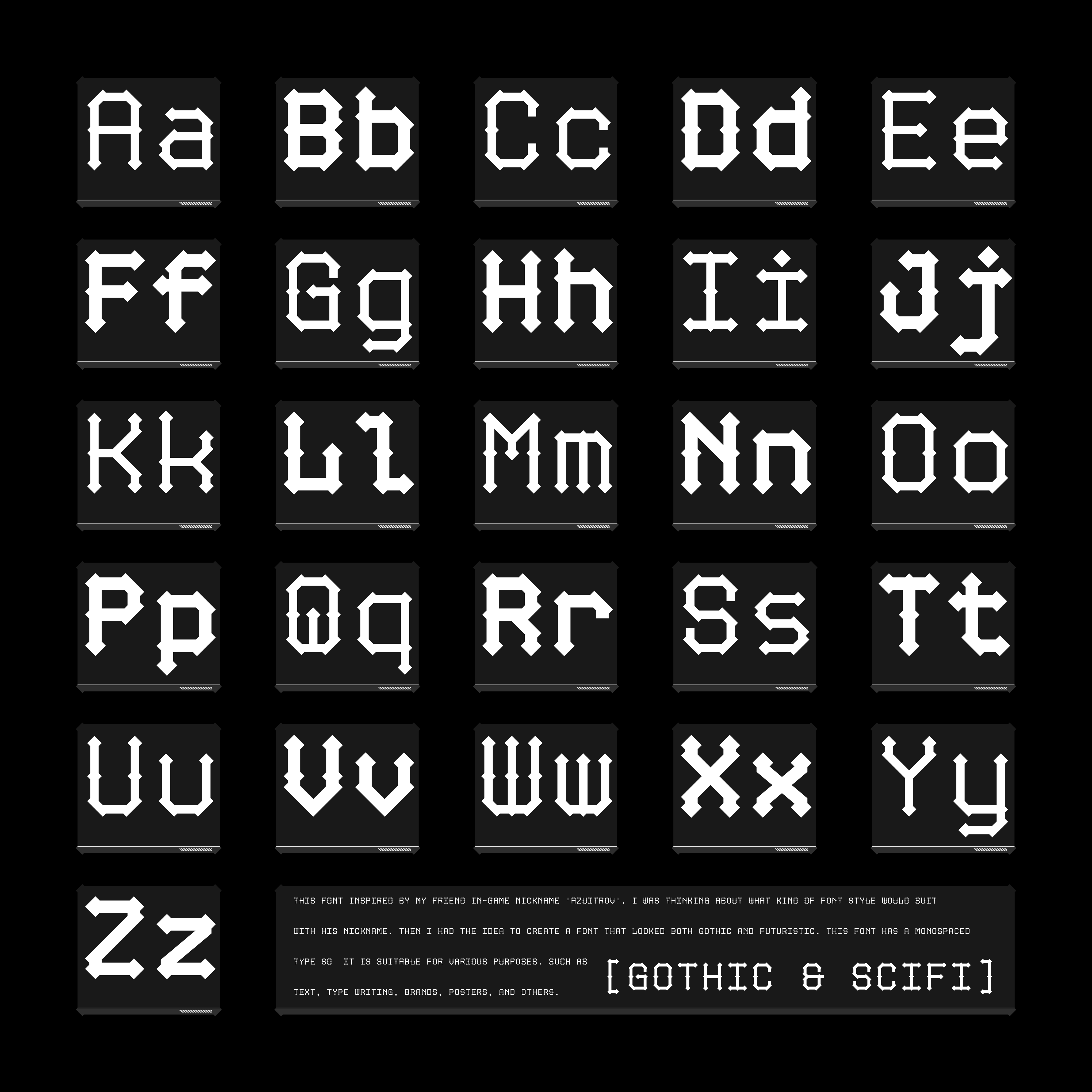 AZUITROV TYPEFACE