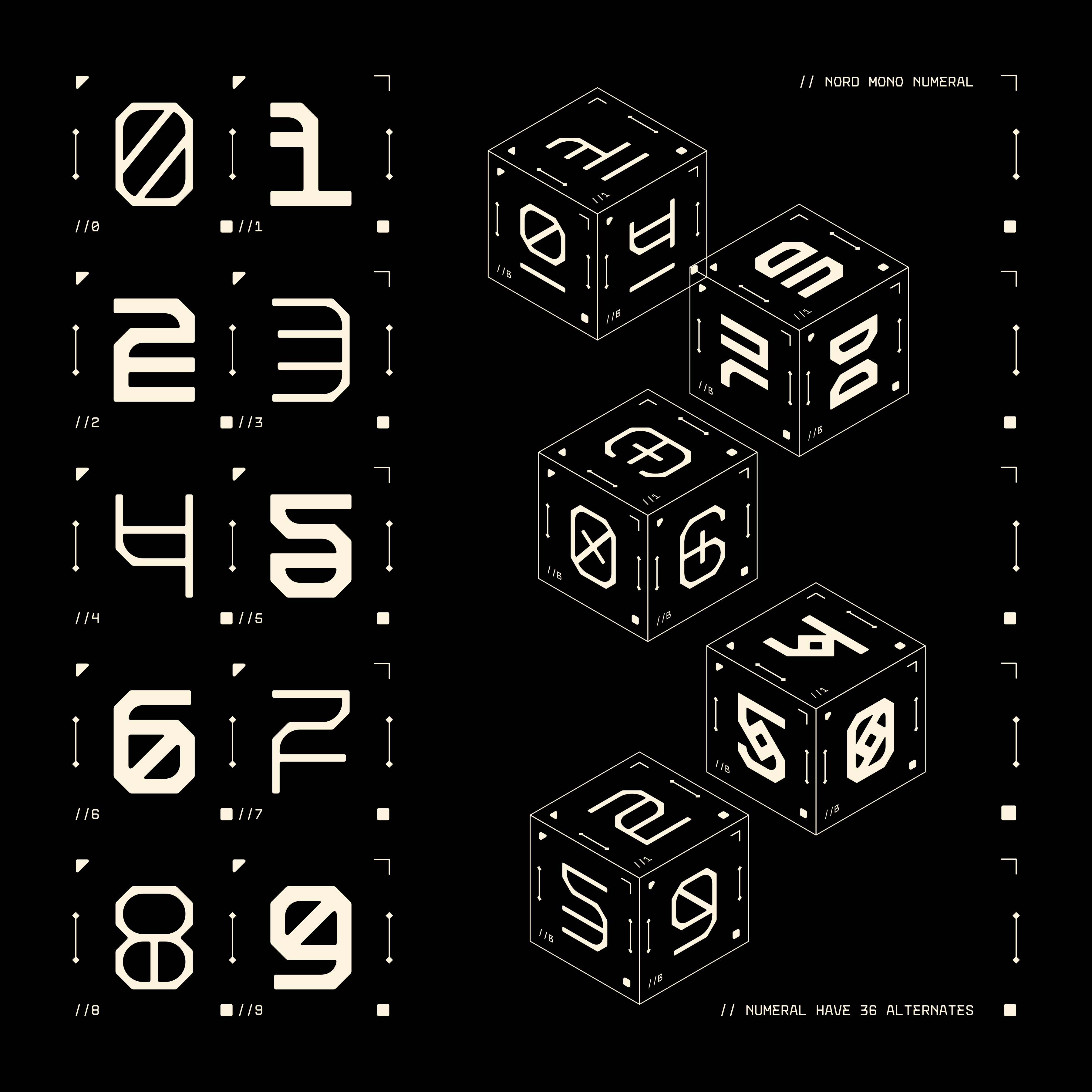 NORD MONO TYPEFACE