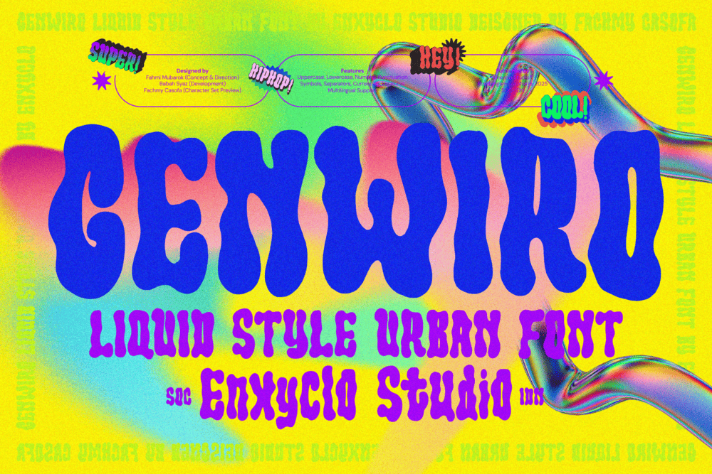 Genwiro - Urban Font