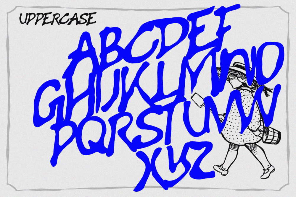 GOWAK - Raw Expressive Font