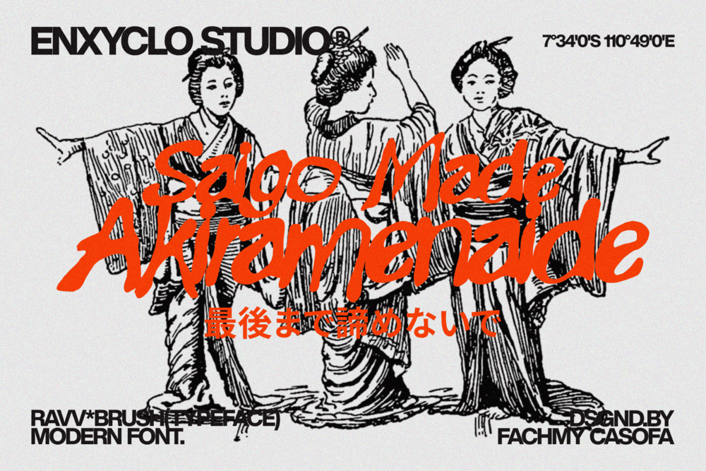 GOWAK - Raw Expressive Font