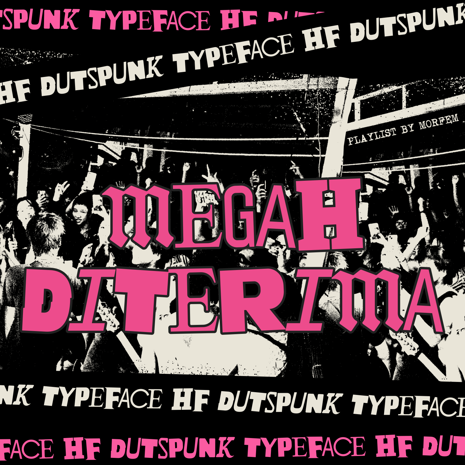 HF Dutspunk Typeface