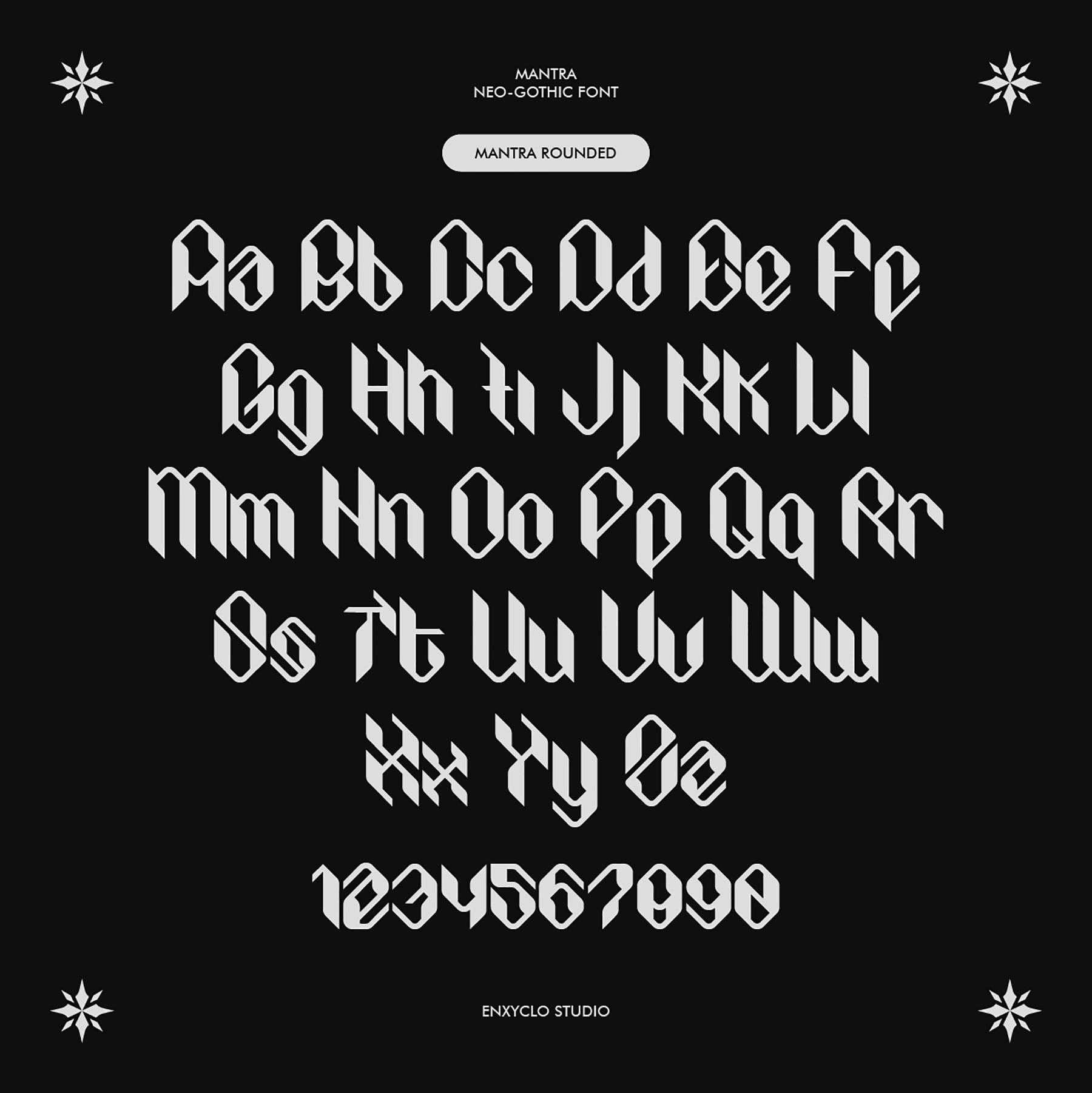 Mantra Typeface - secret-cache