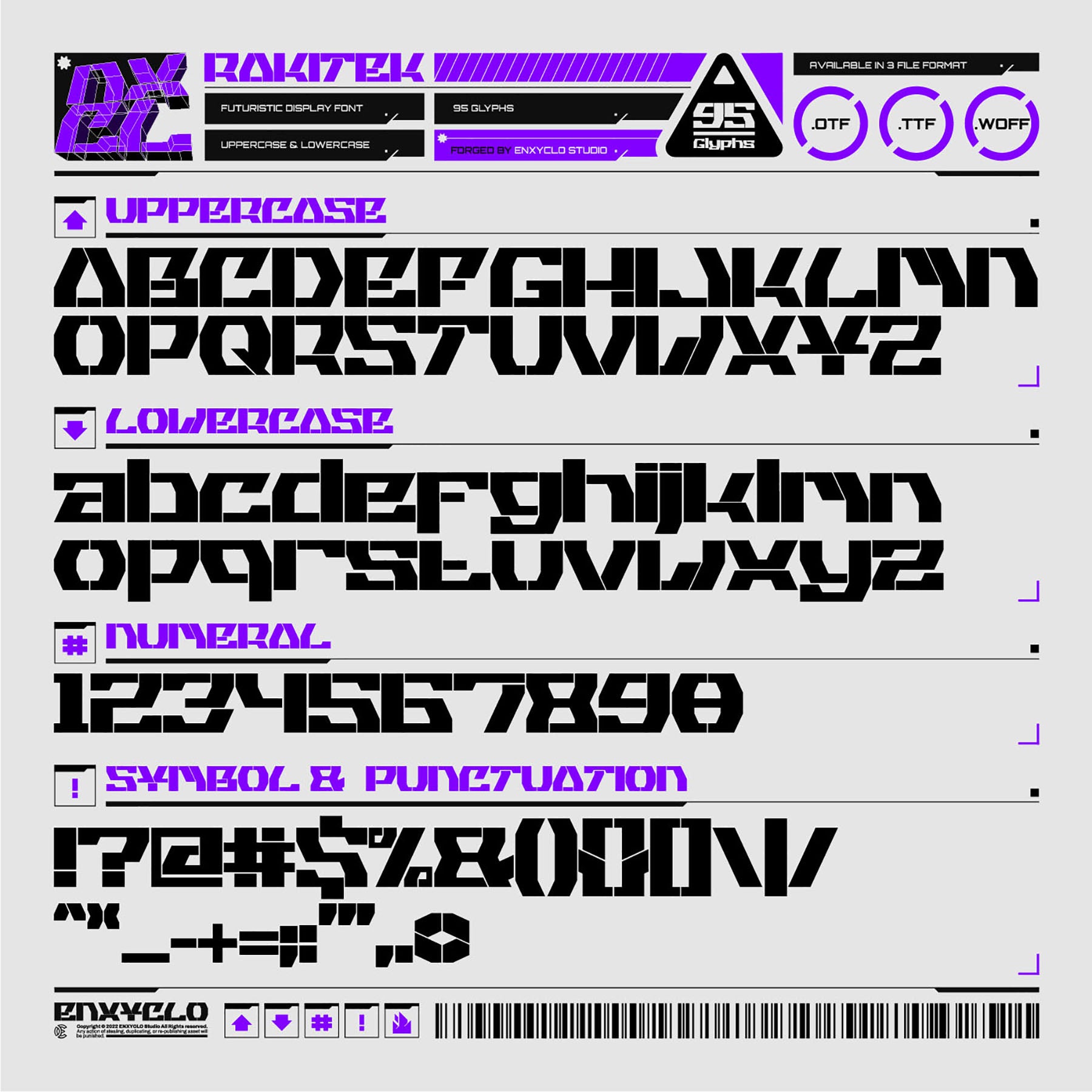 RAKITEK Font - secret-cache