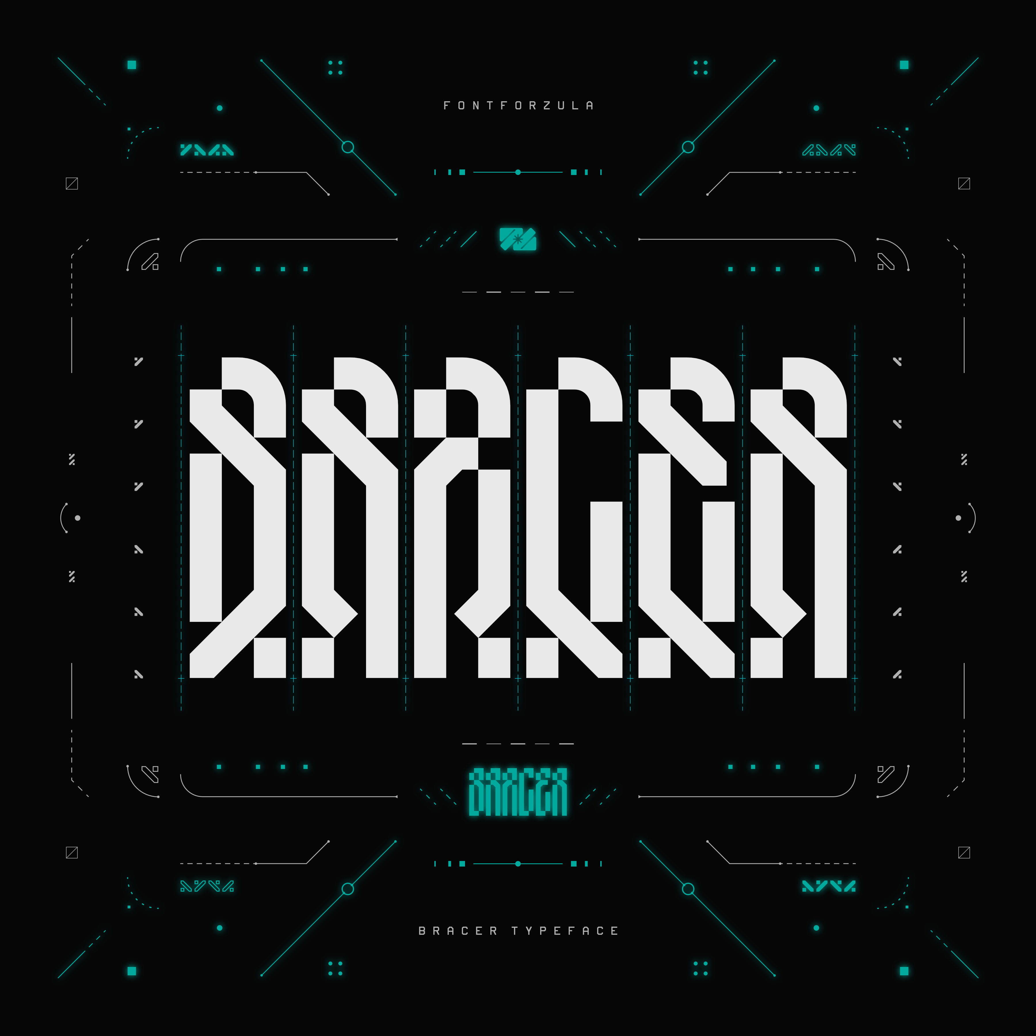 Bracer Typeface - secret-cache