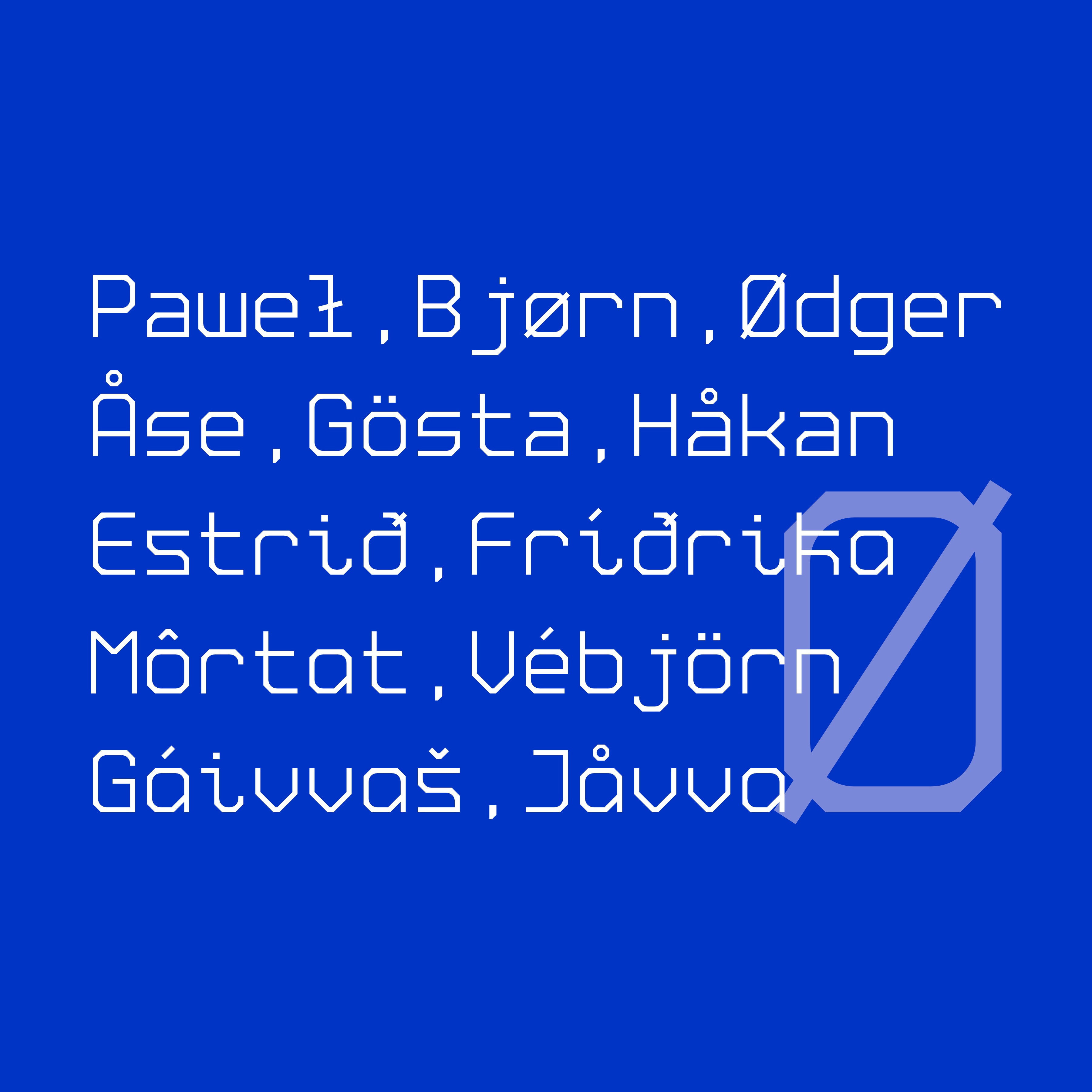 Osamu Monospaced Typeface - secret-cache