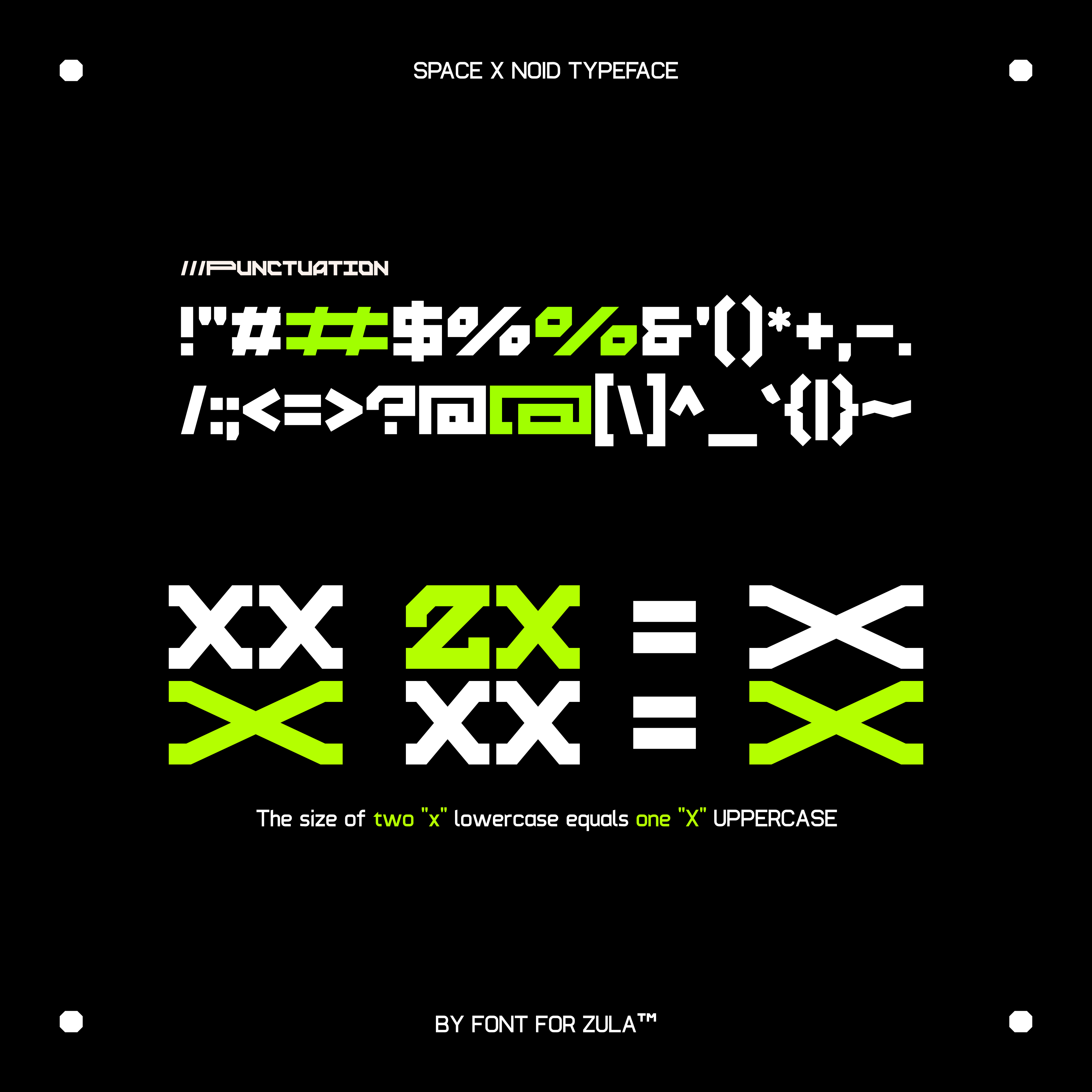 Space X Noid Typeface - secret-cache