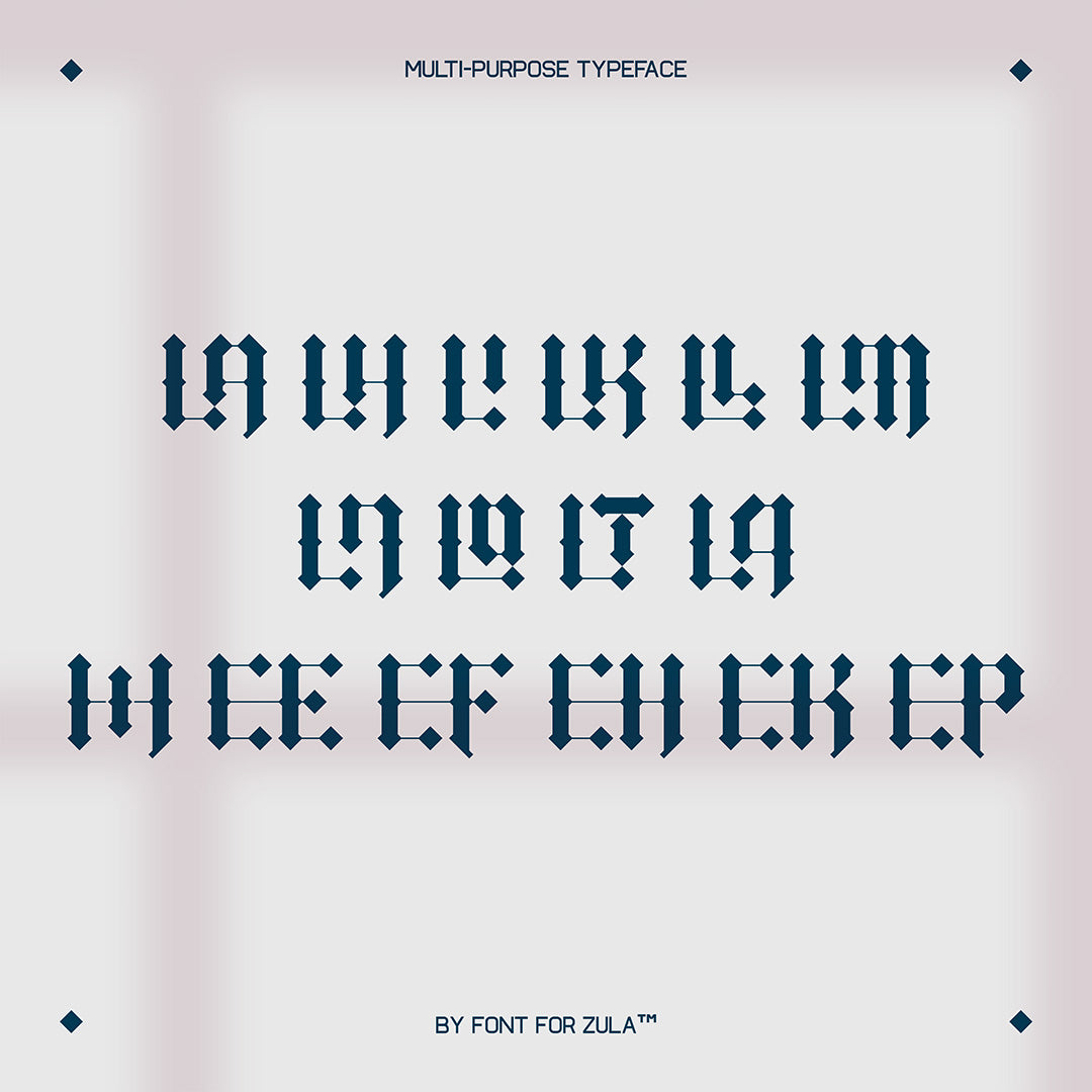 Van Hogback Typeface - secret-cache