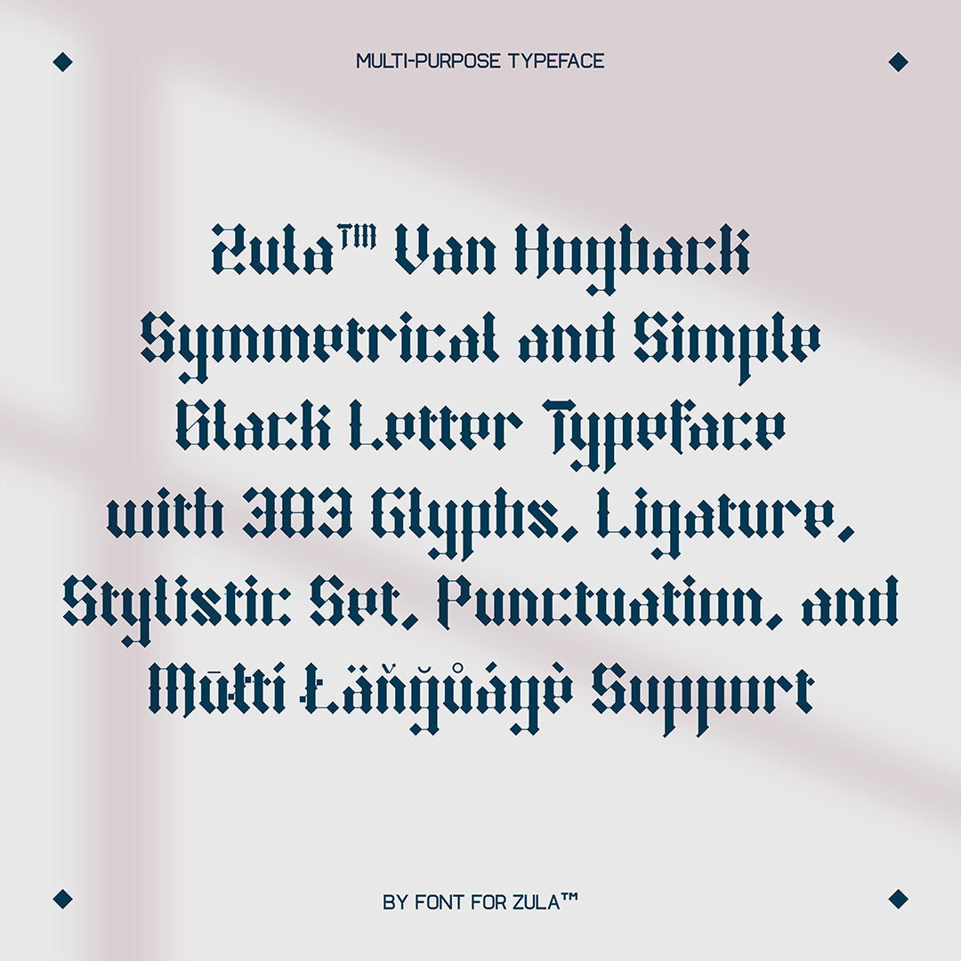 Van Hogback Typeface - secret-cache