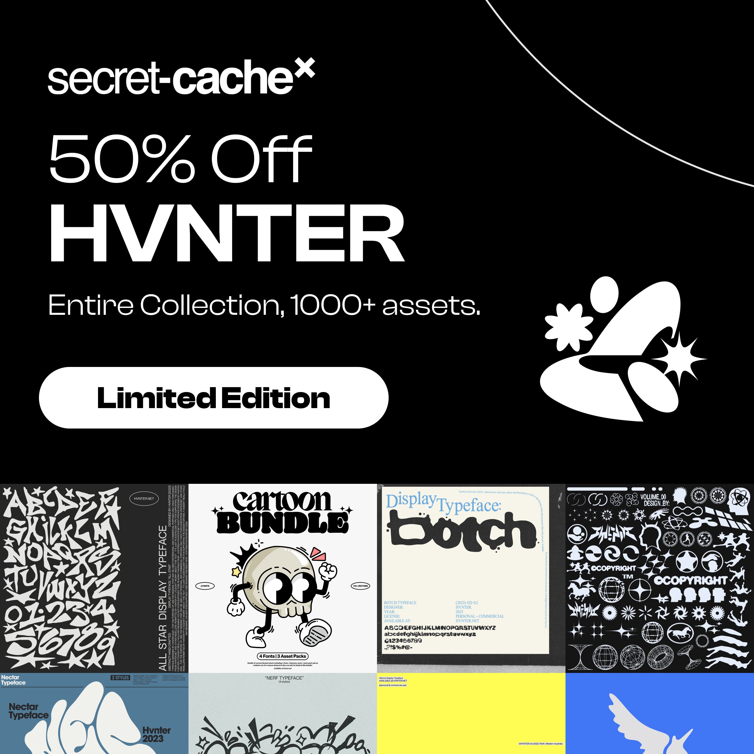 50% Off HVNTER Entire Collection Bundle - secret-cache