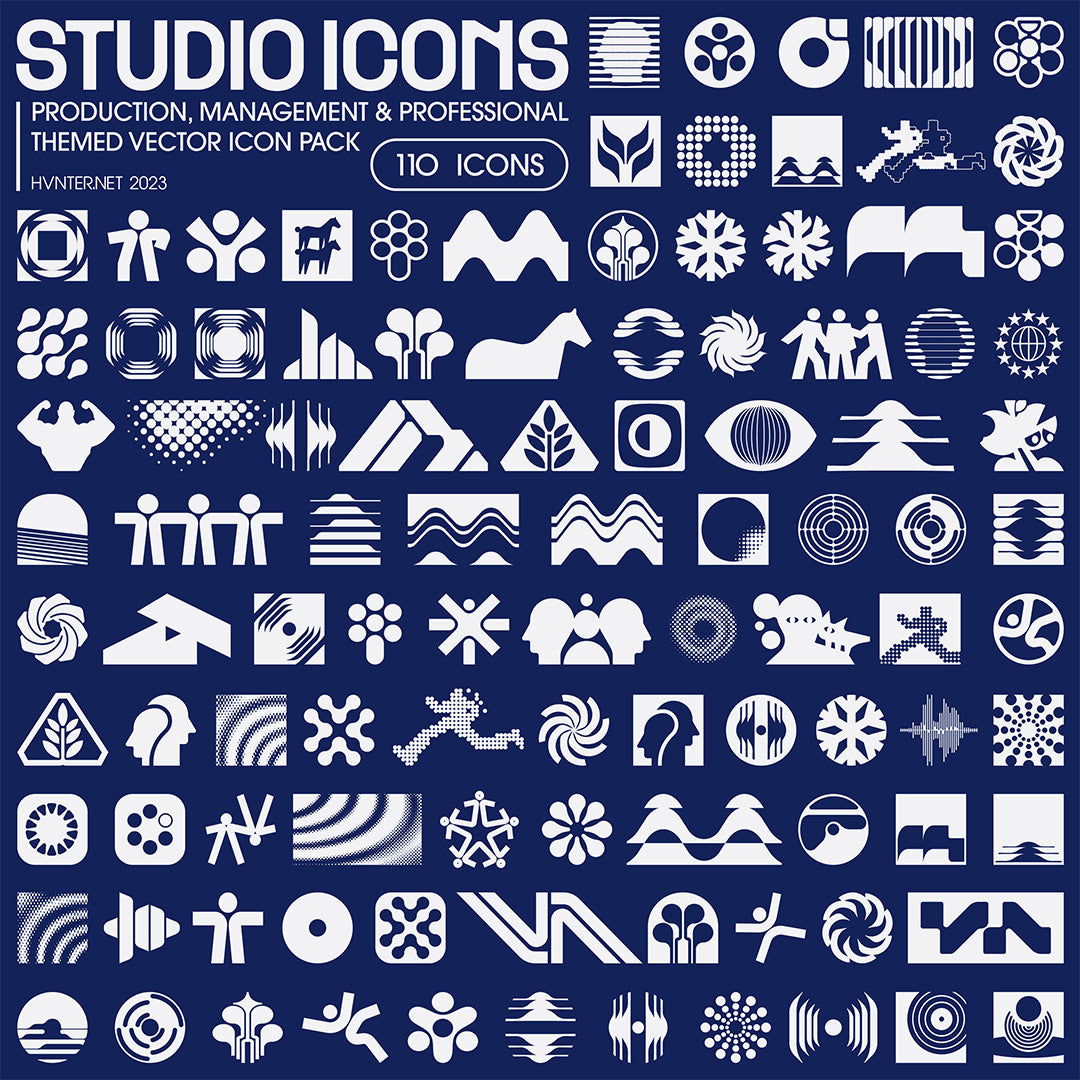 Logo Design Bundle HVNTER - secret-cache