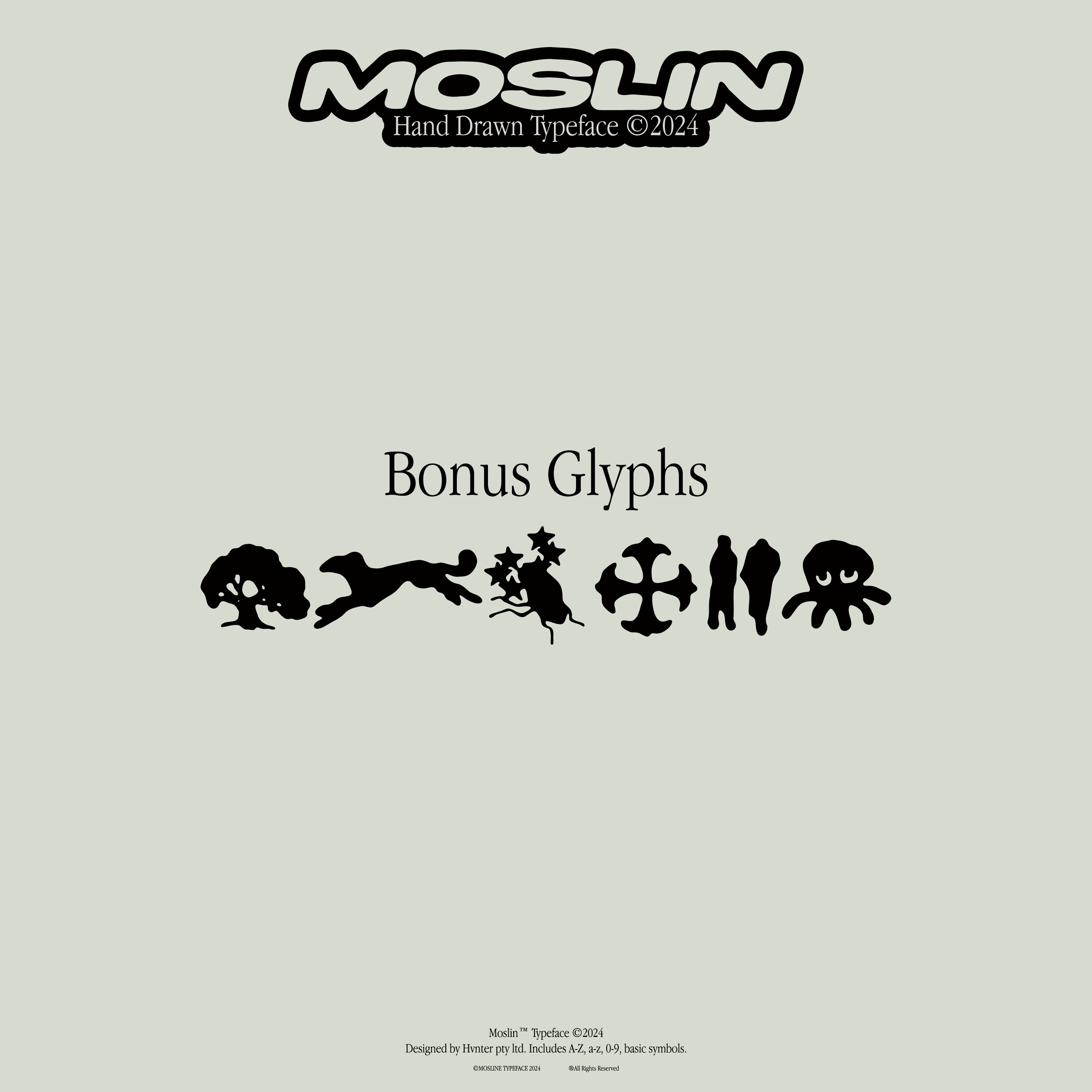 Moslin Typeface - secret-cache