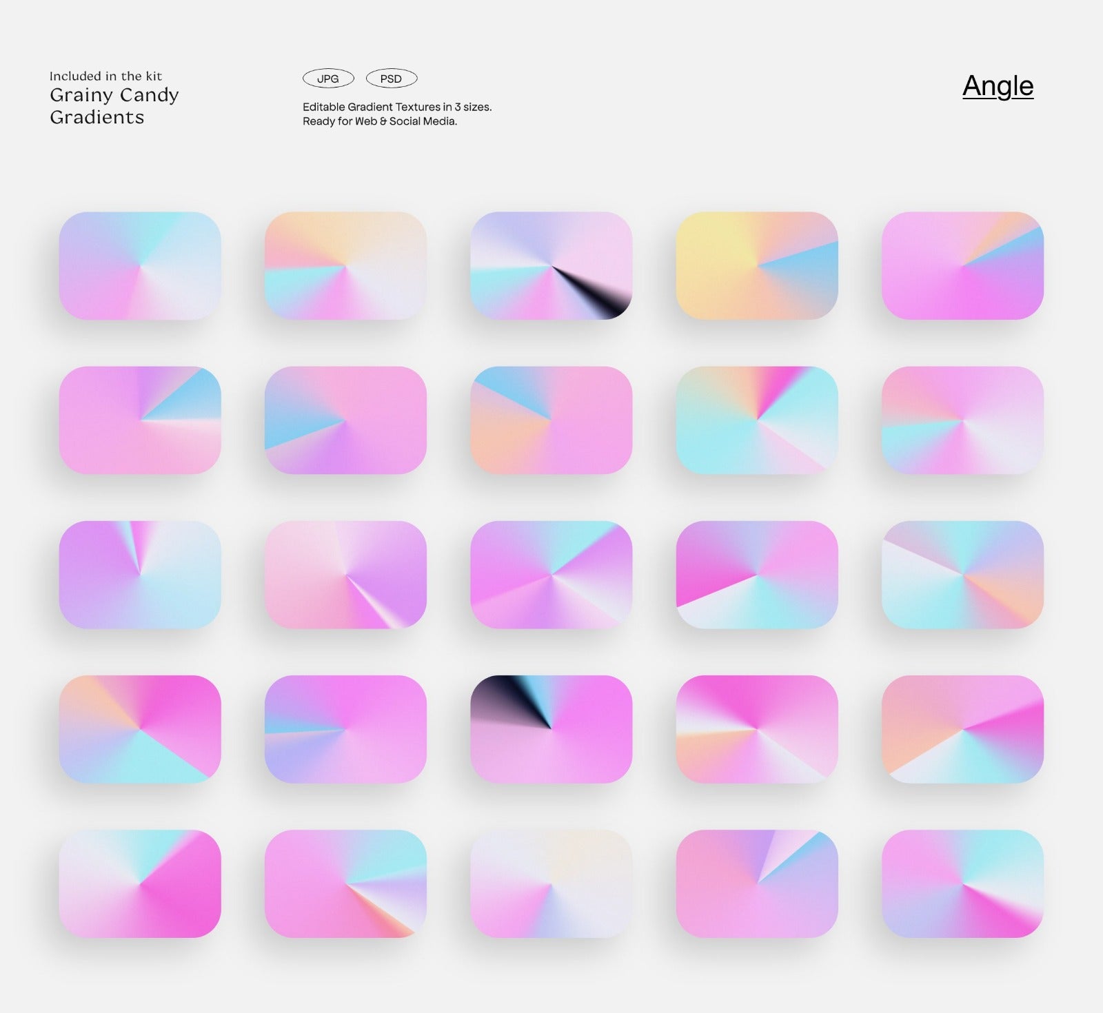 LA Candy Gradients & Shapes Bundle - secret-cache