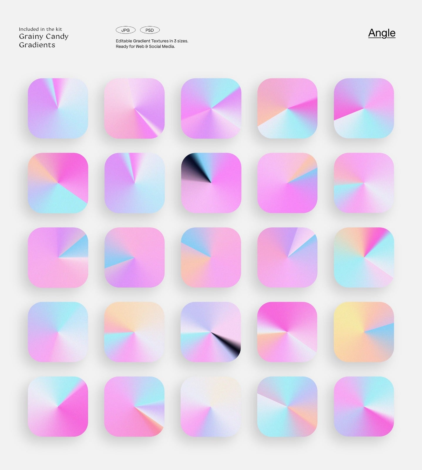 LA Candy Gradients & Shapes Bundle - secret-cache