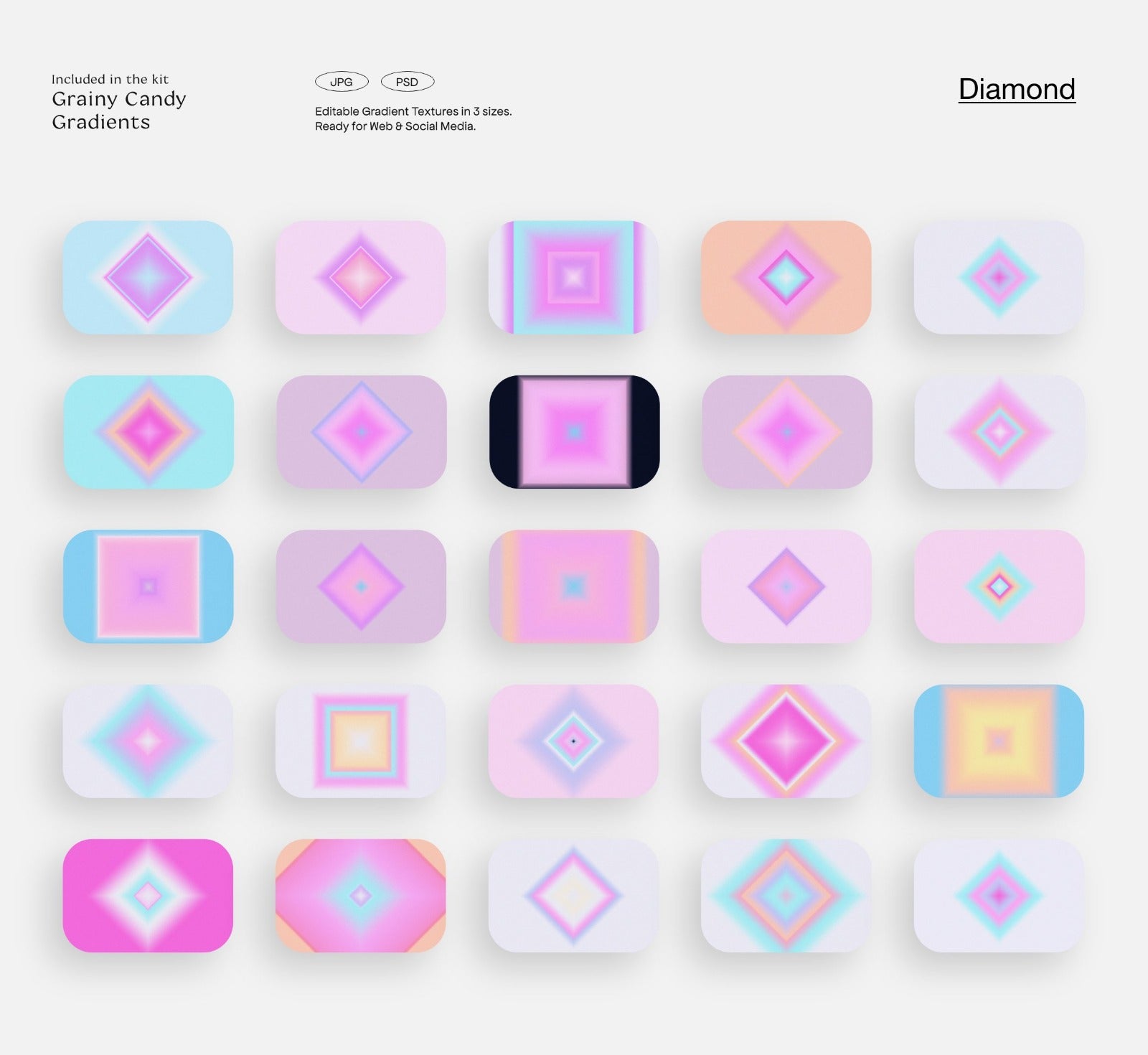 LA Candy Gradients & Shapes Bundle - secret-cache
