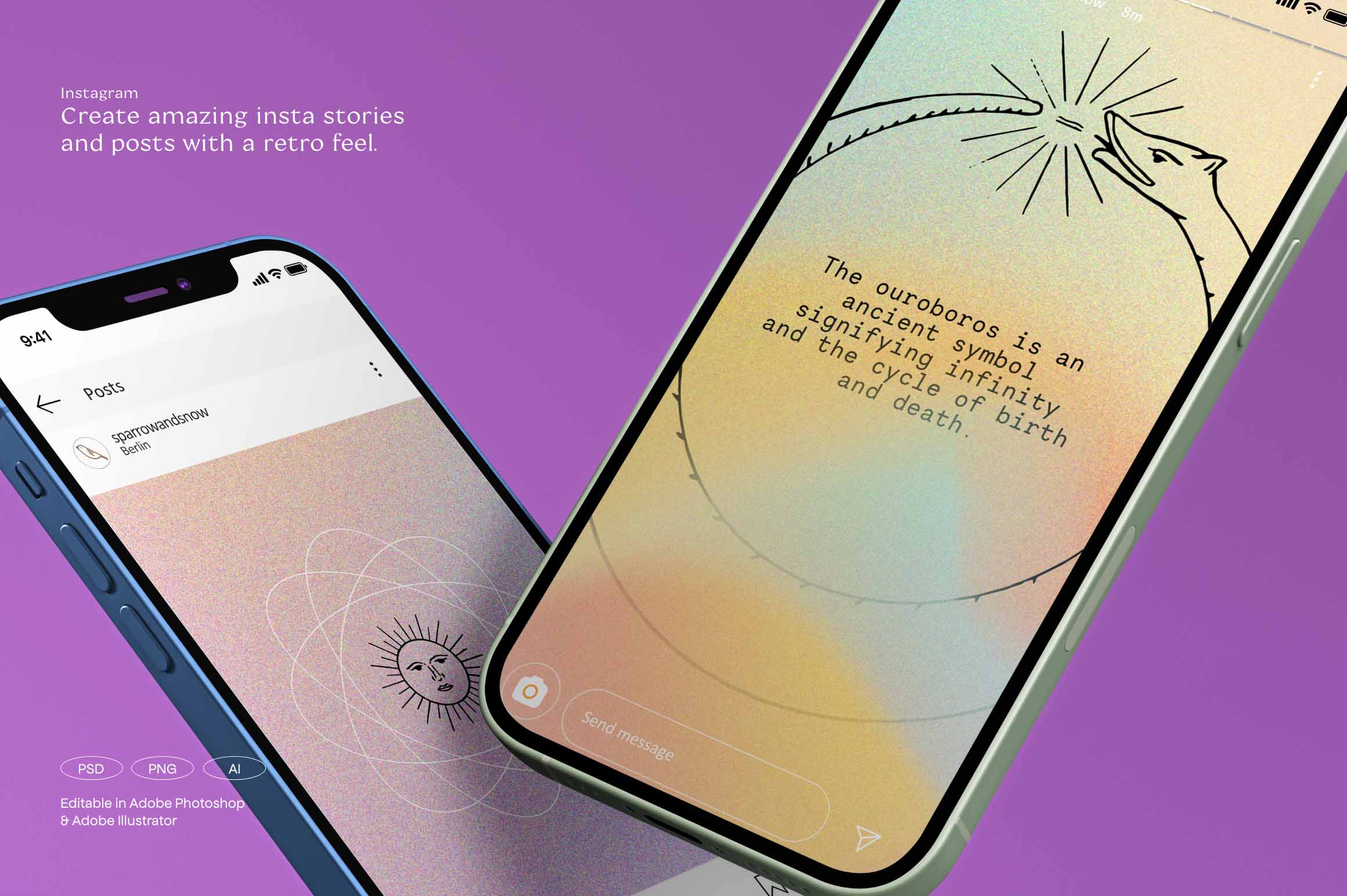 Retro Gradients & Shapes - secret-cache
