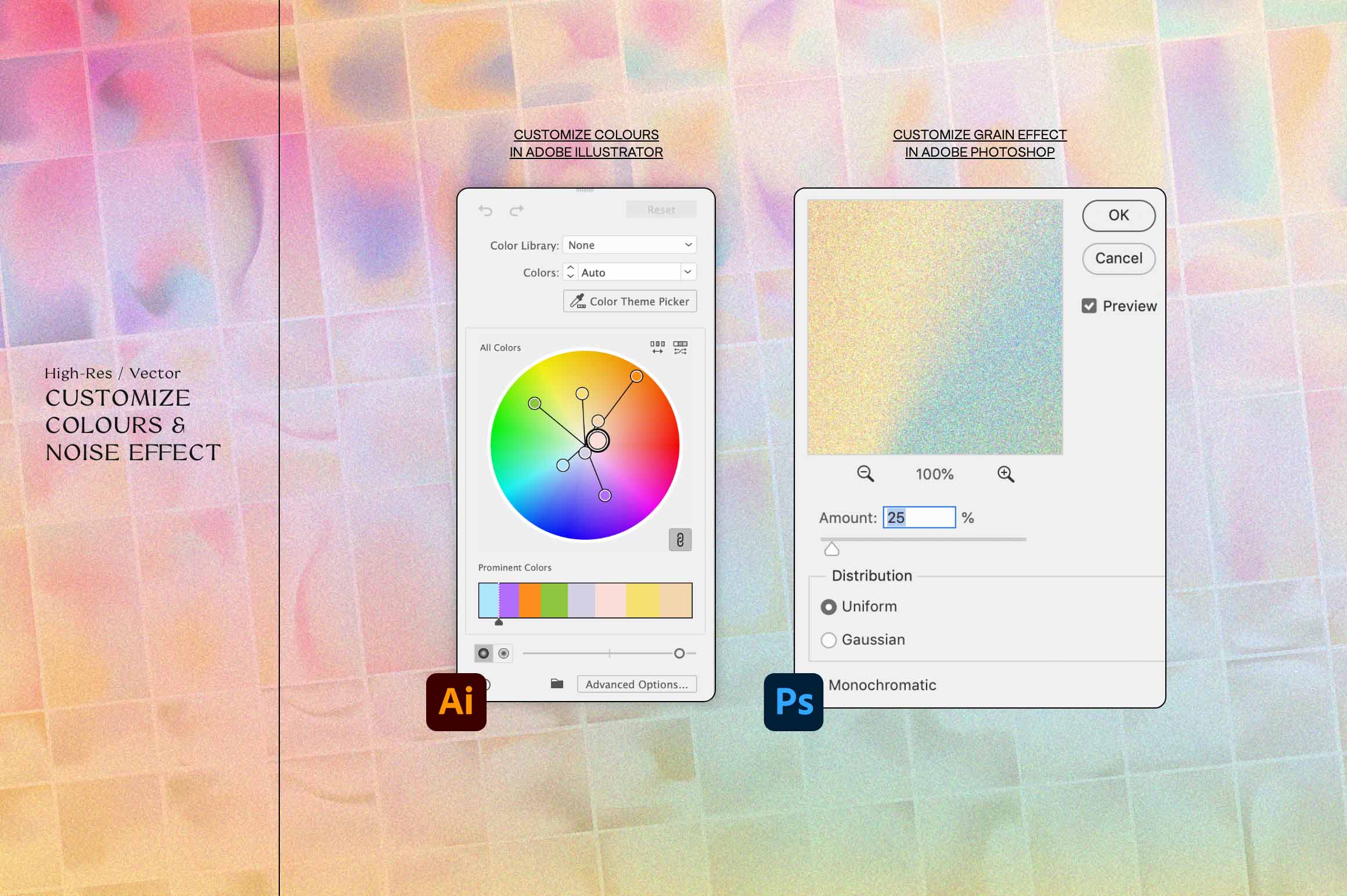 Retro Gradients & Shapes - secret-cache