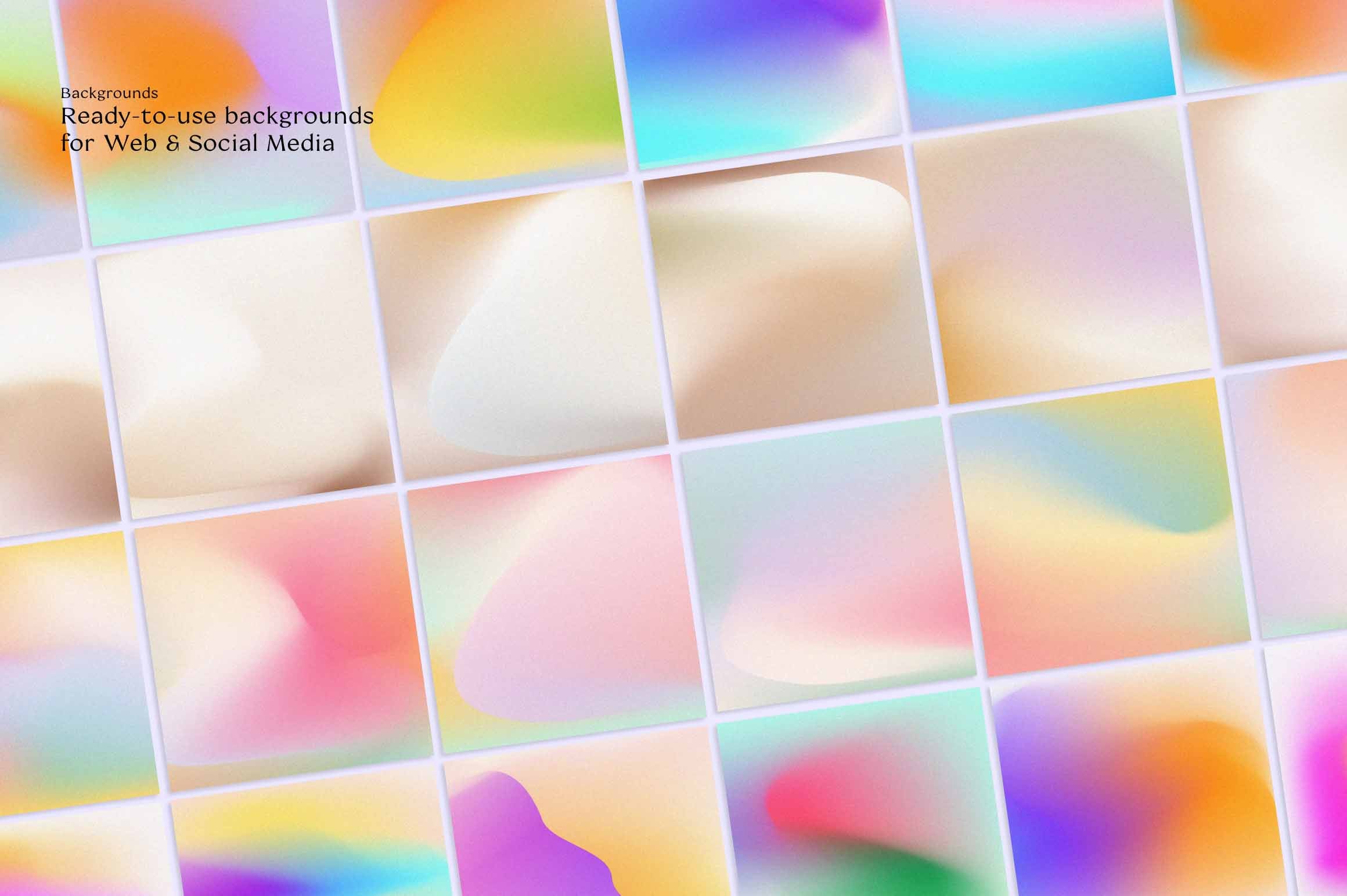 Retro Gradients & Shapes - secret-cache