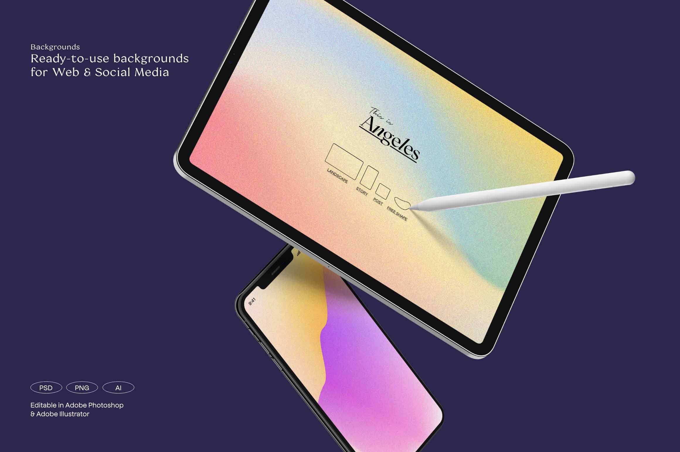 Retro Gradients & Shapes - secret-cache