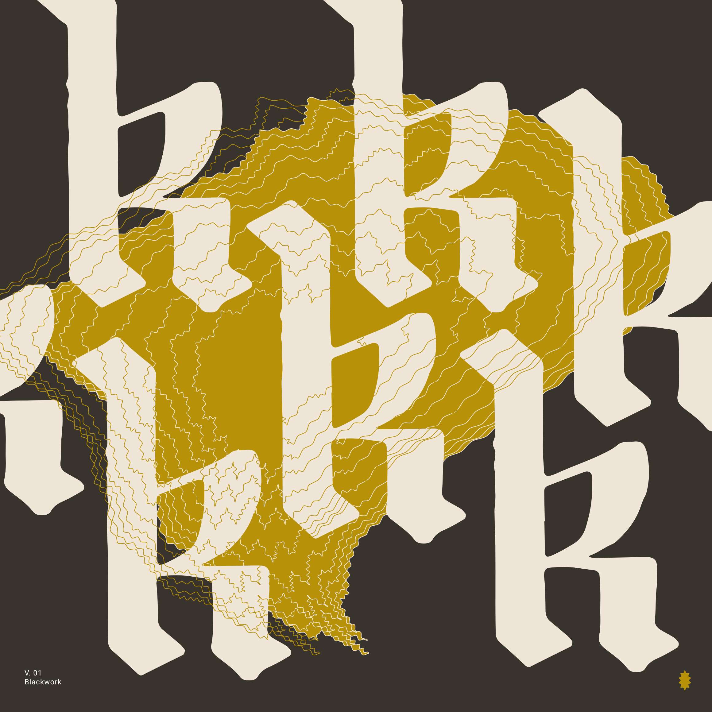 Blackwork Font - secret-cache