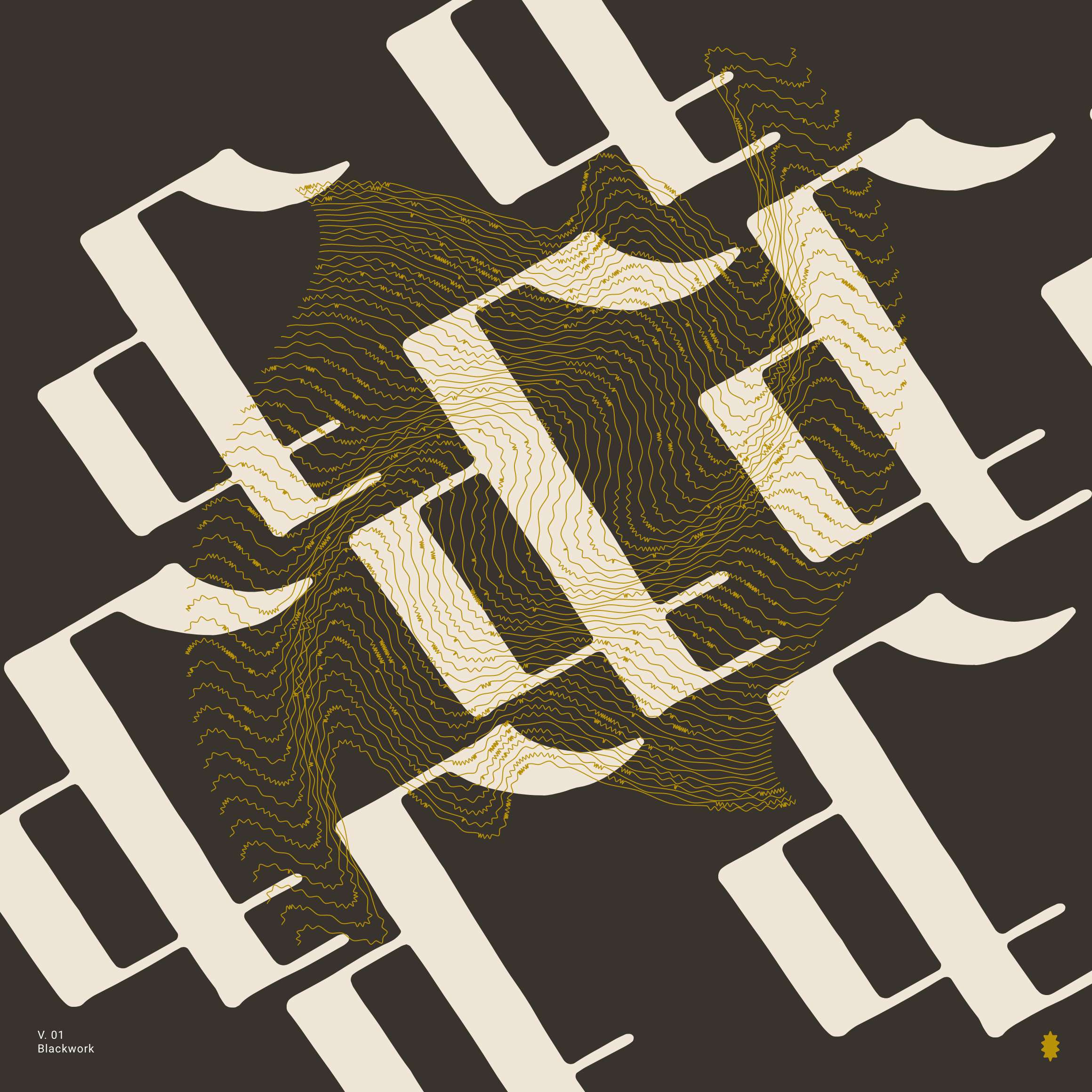 Blackwork Font - secret-cache