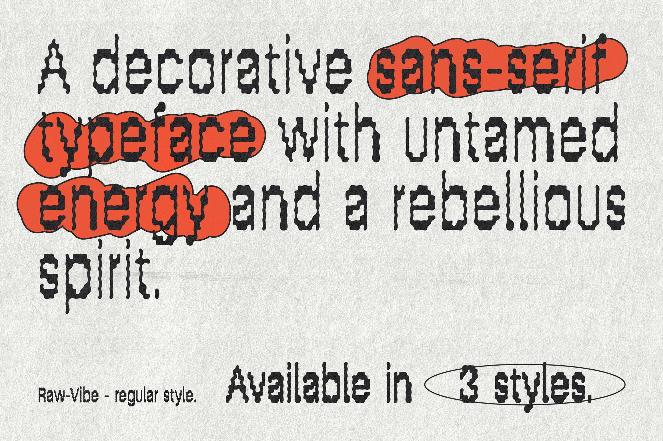 Raw-Vibe – A Bold, Playful Display Typeface - secret-cache