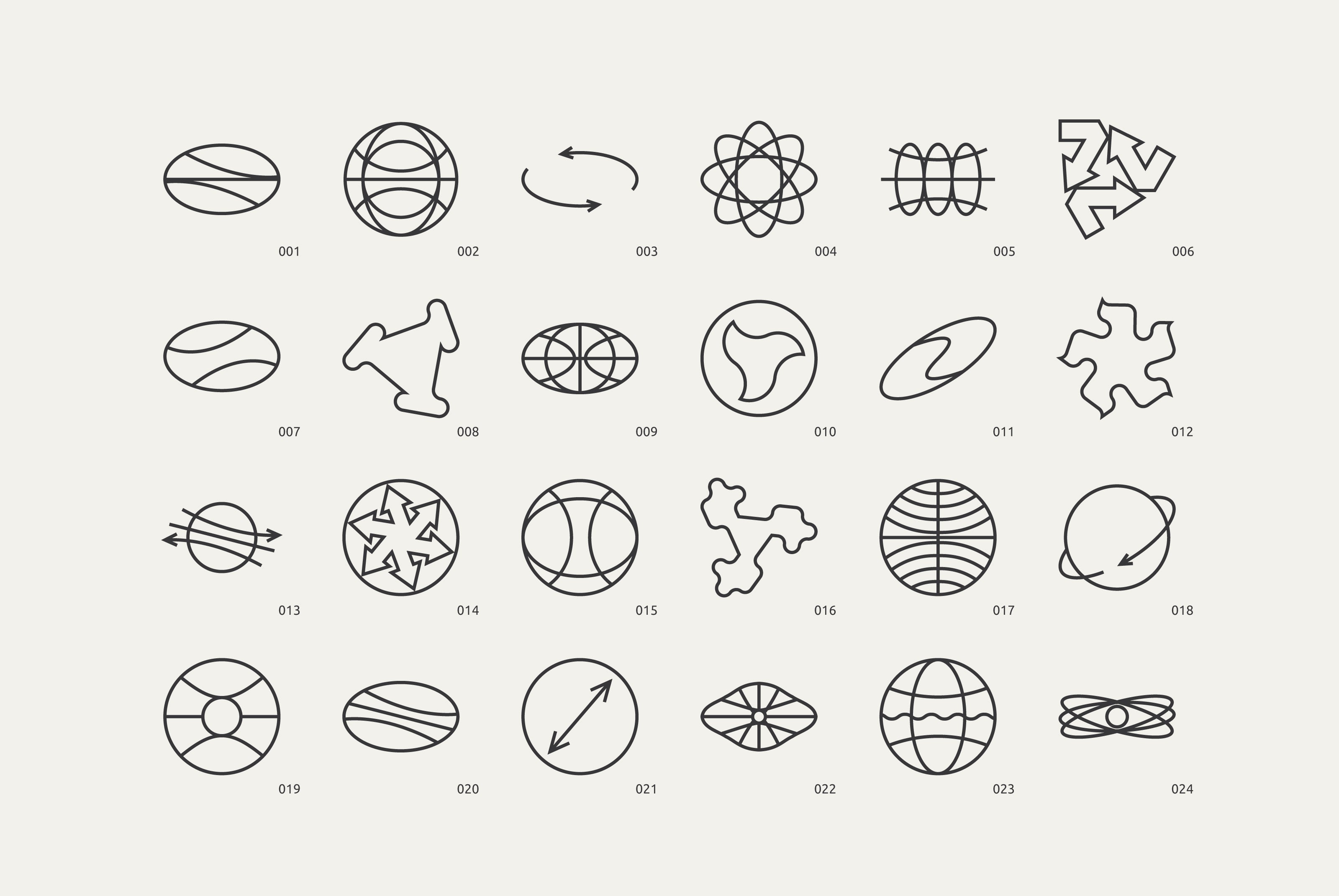 96 Linear Vector Shapes. Part2 - secret-cache