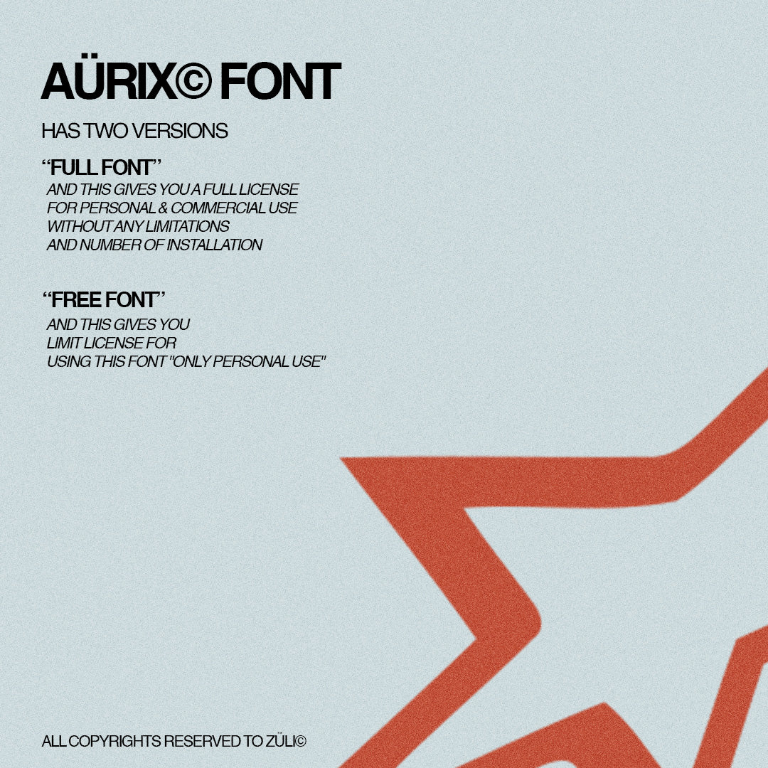 Aürix - Y2k Typeface - secret-cache