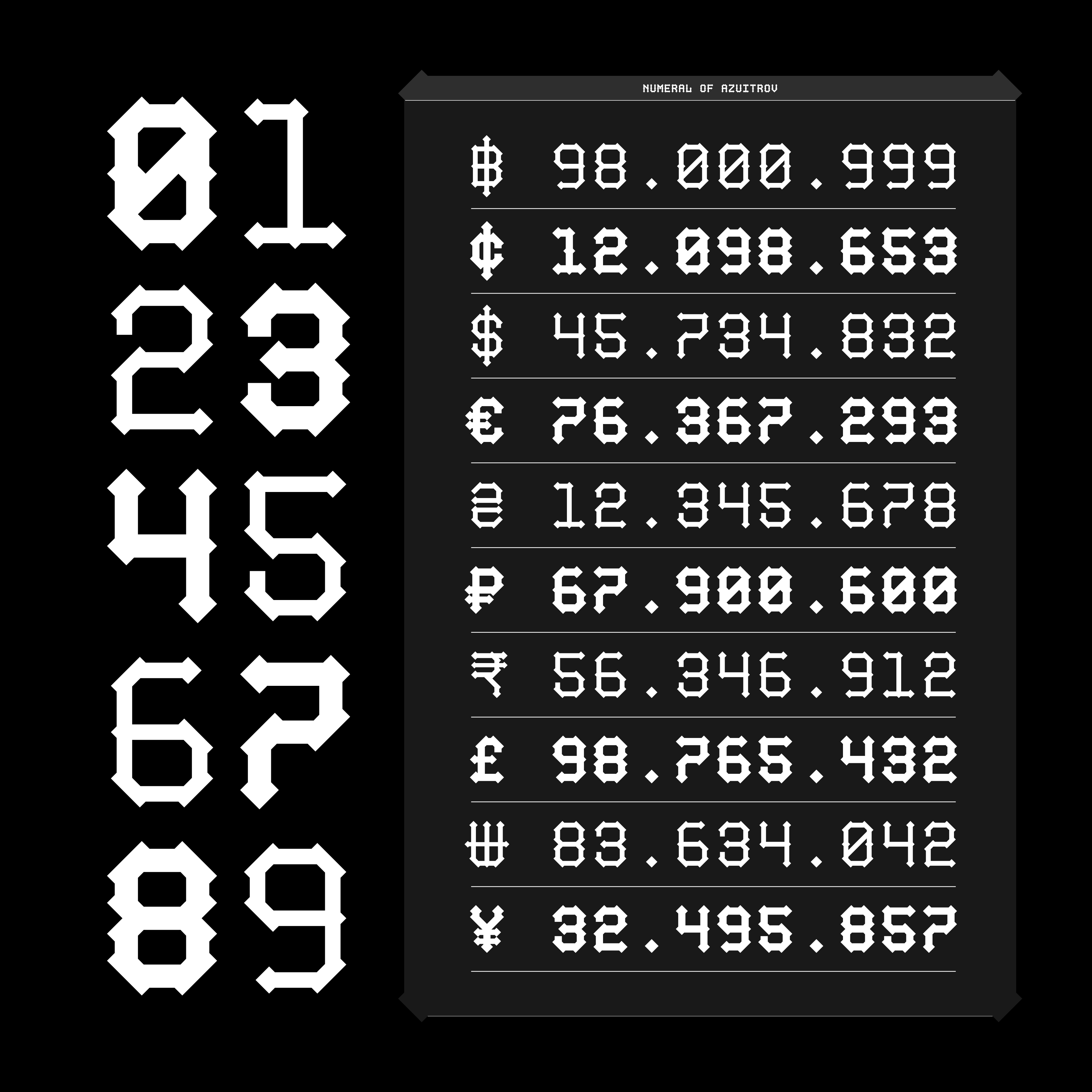 AZUITROV TYPEFACE