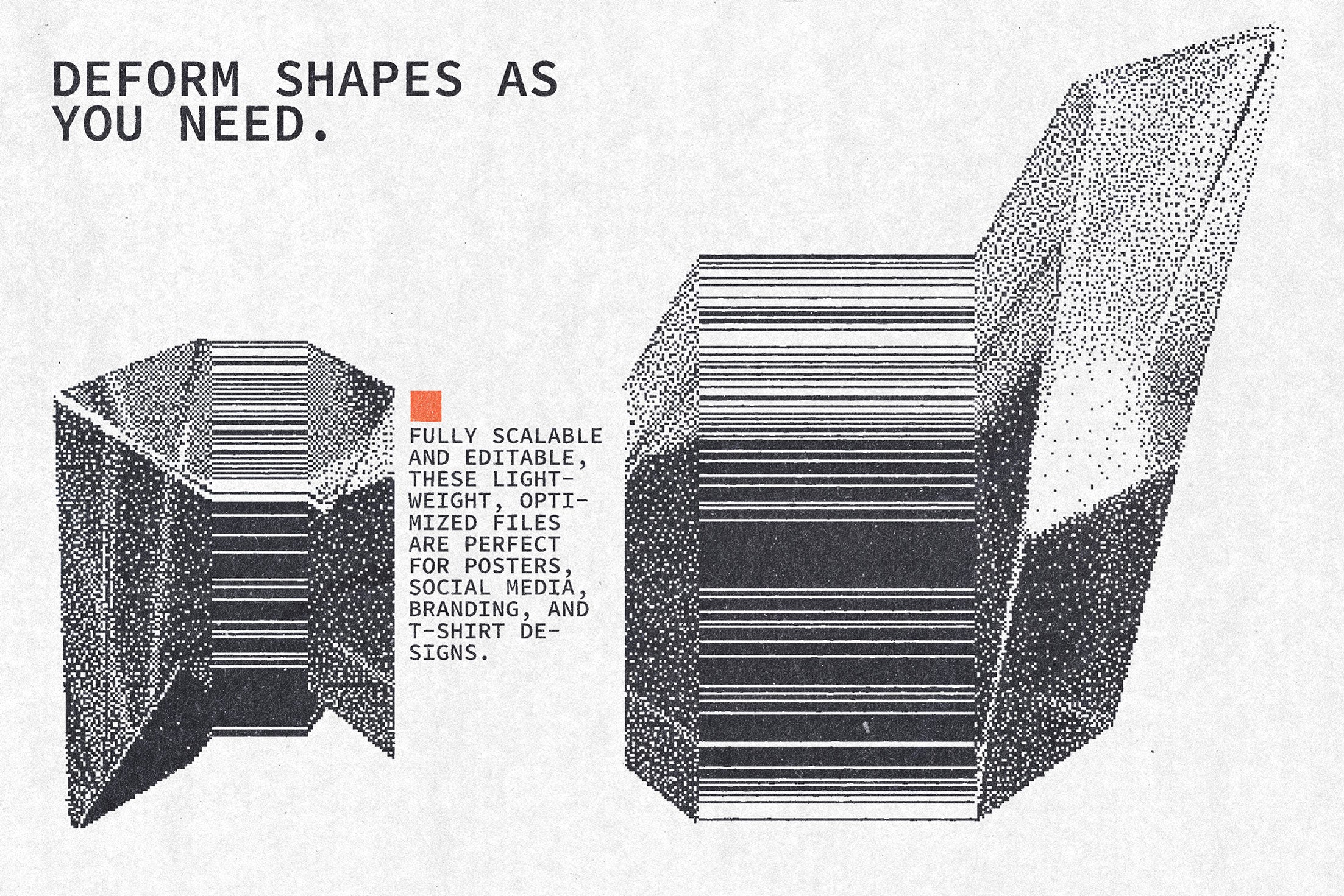 3D Pixelated Geometry Pack
