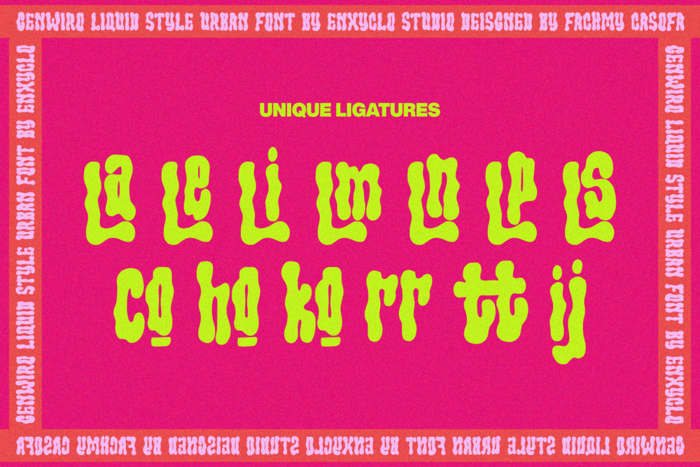 Genwiro - Urban Font
