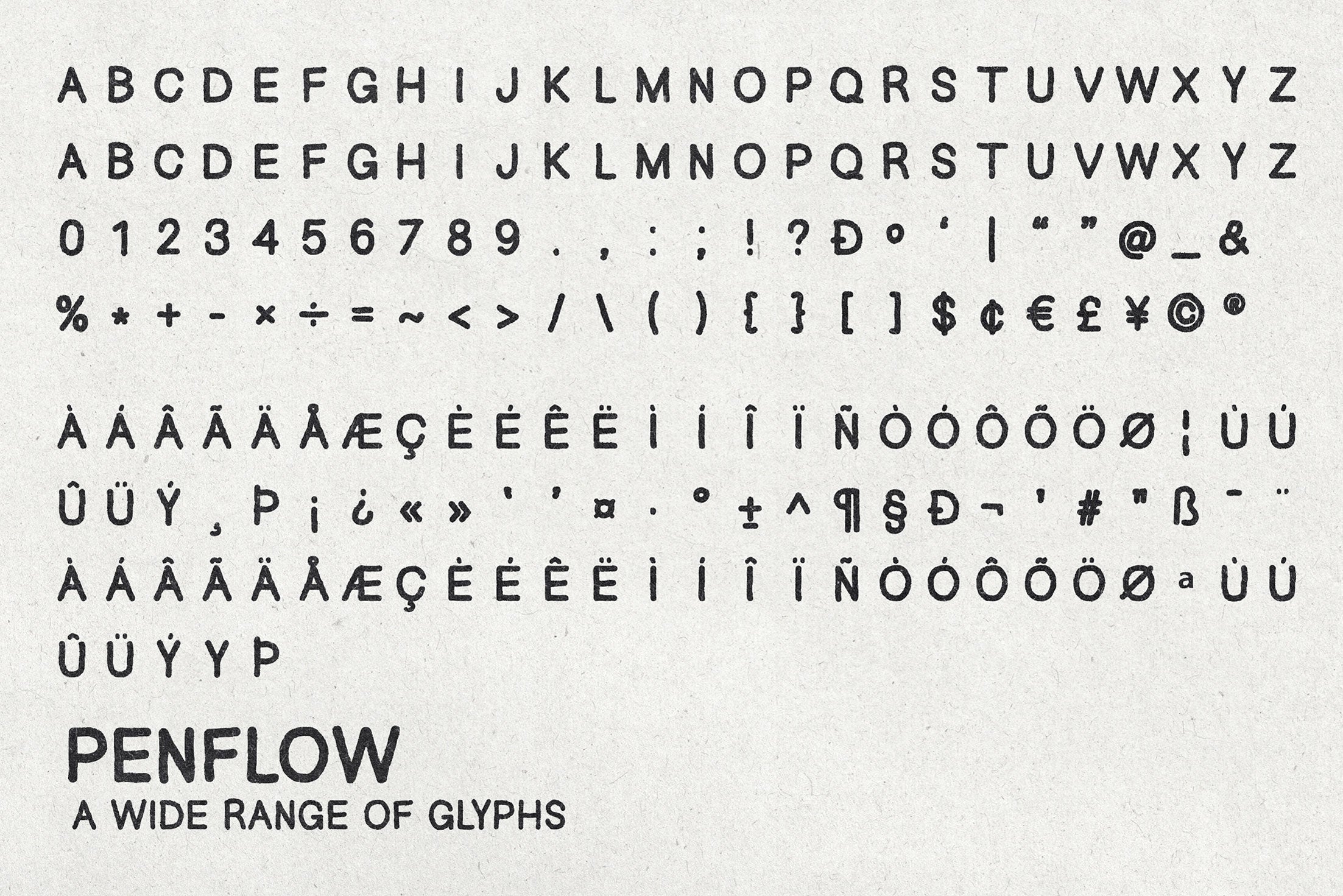 Pen Flow Typeface