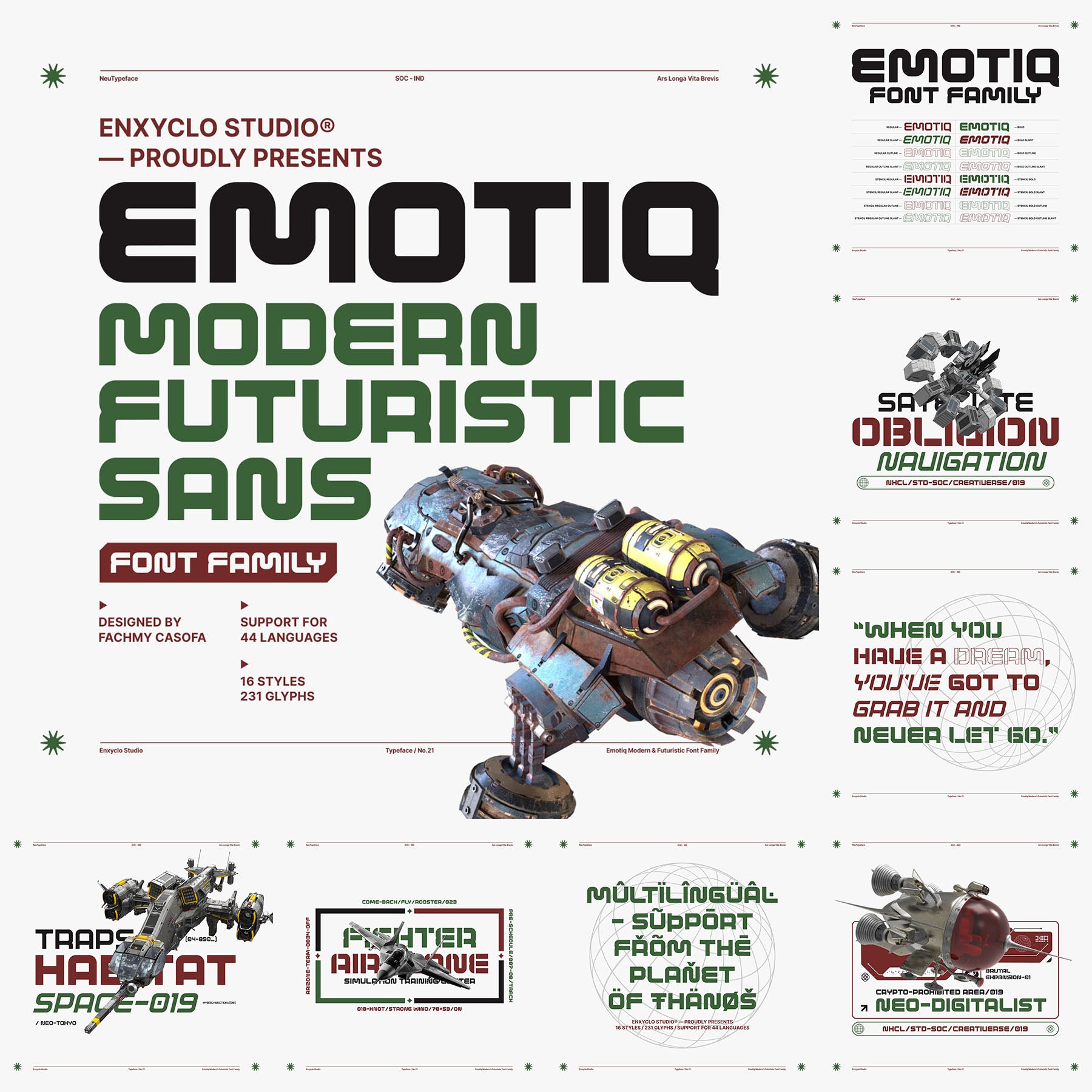 Cyberpunk Futuristic Font Bundle - secret-cache