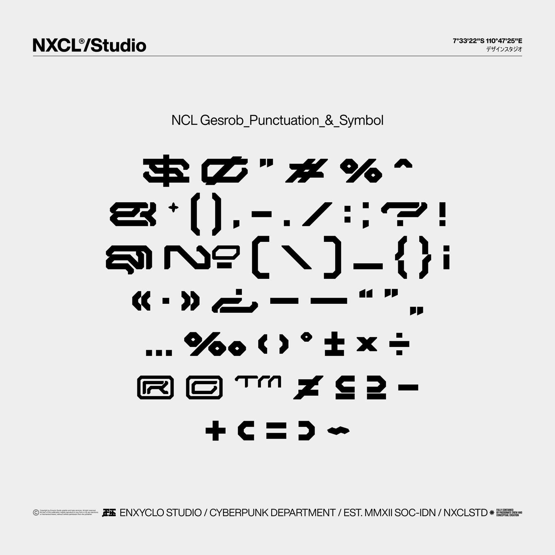 NCL GESROB Typeface - secret-cache