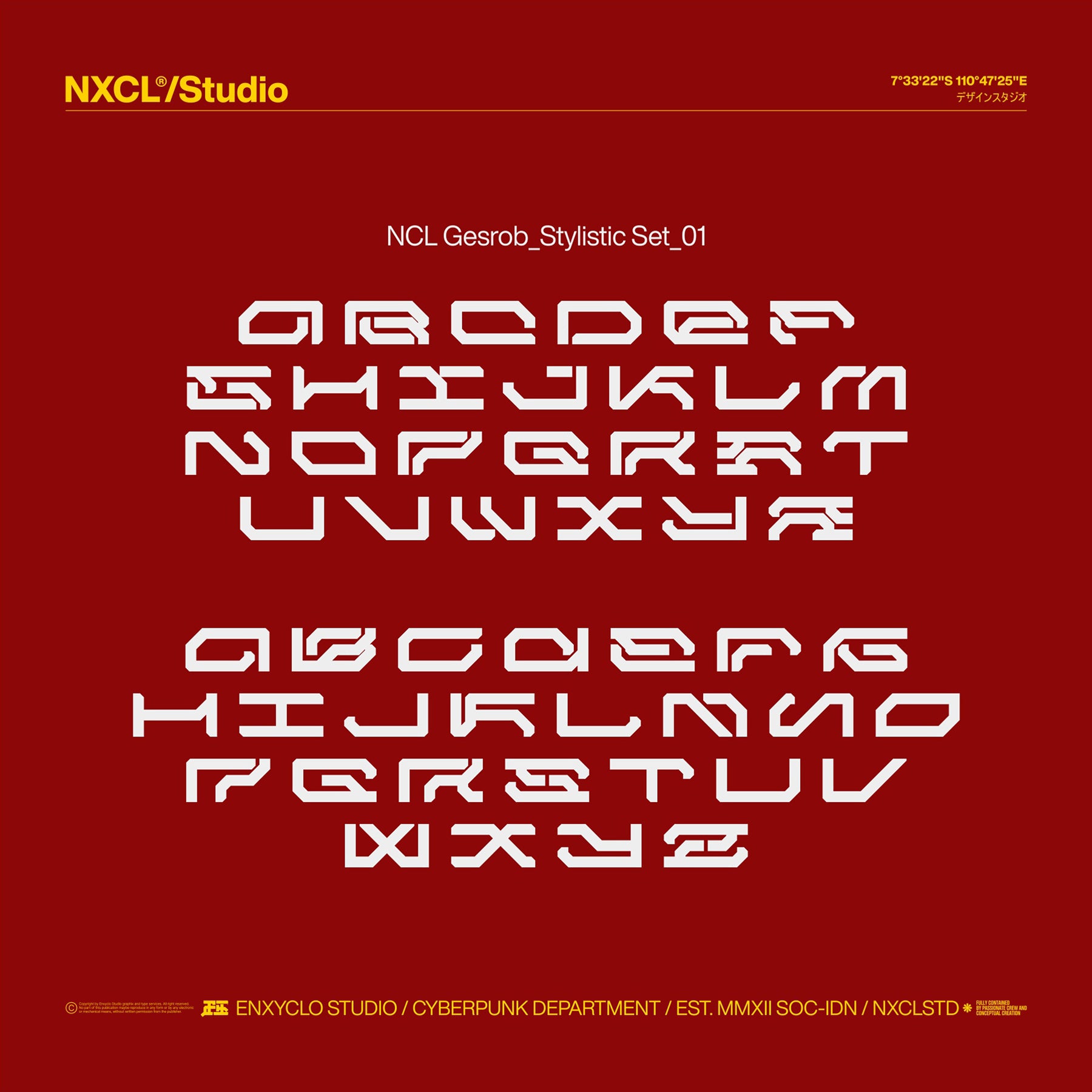 NCL GESROB Typeface - secret-cache