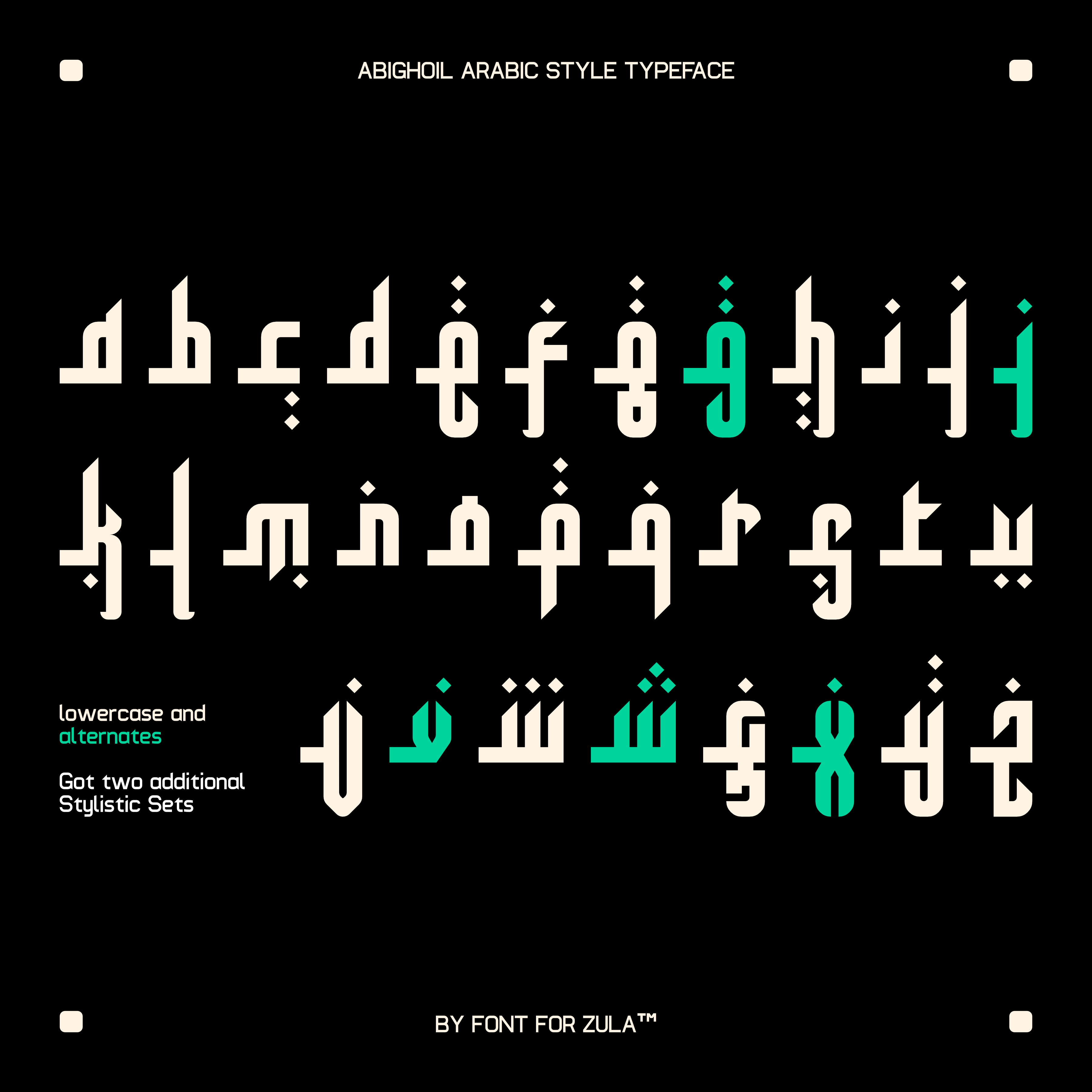 Abighoil Typeface - secret-cache
