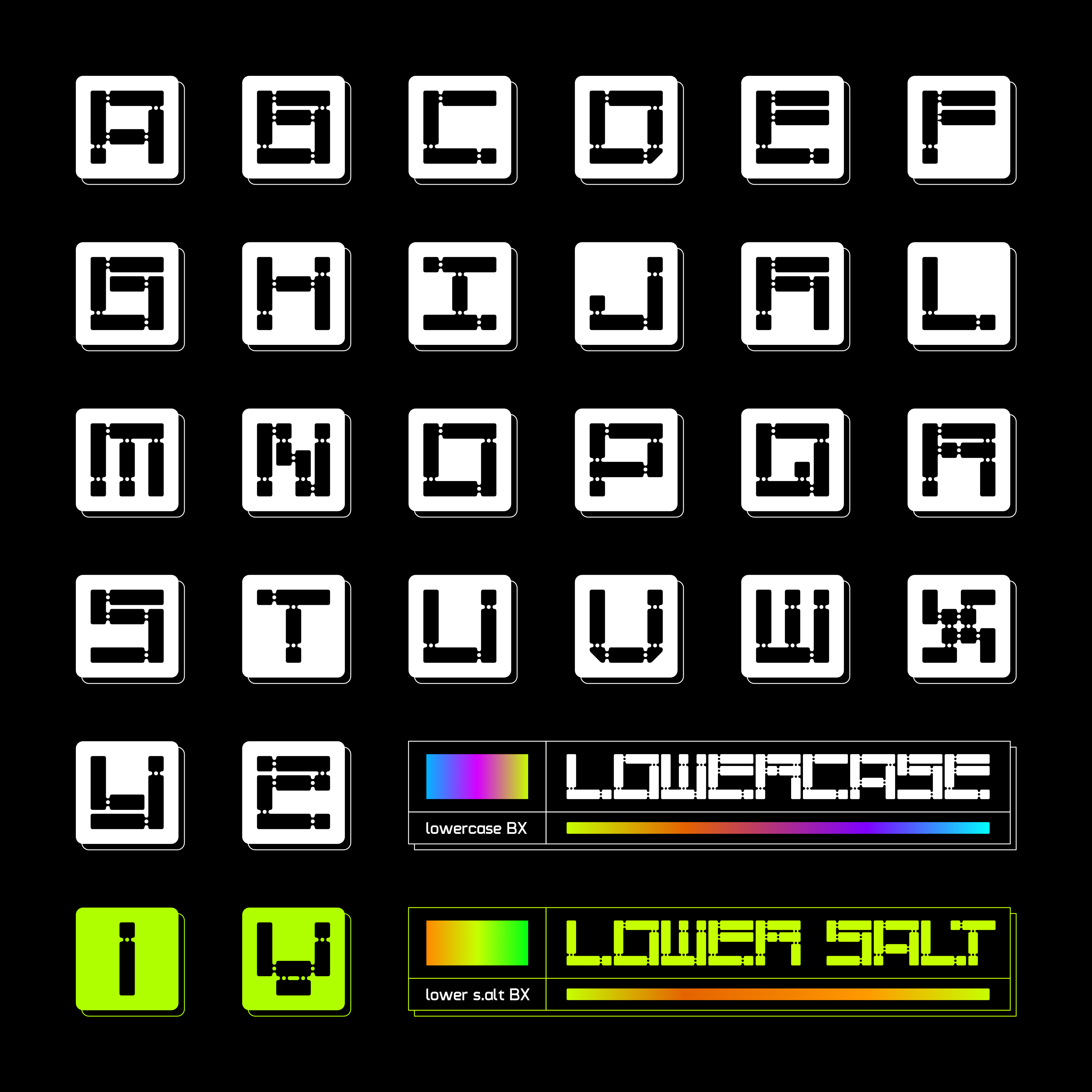 Boxy Typeface - secret-cache