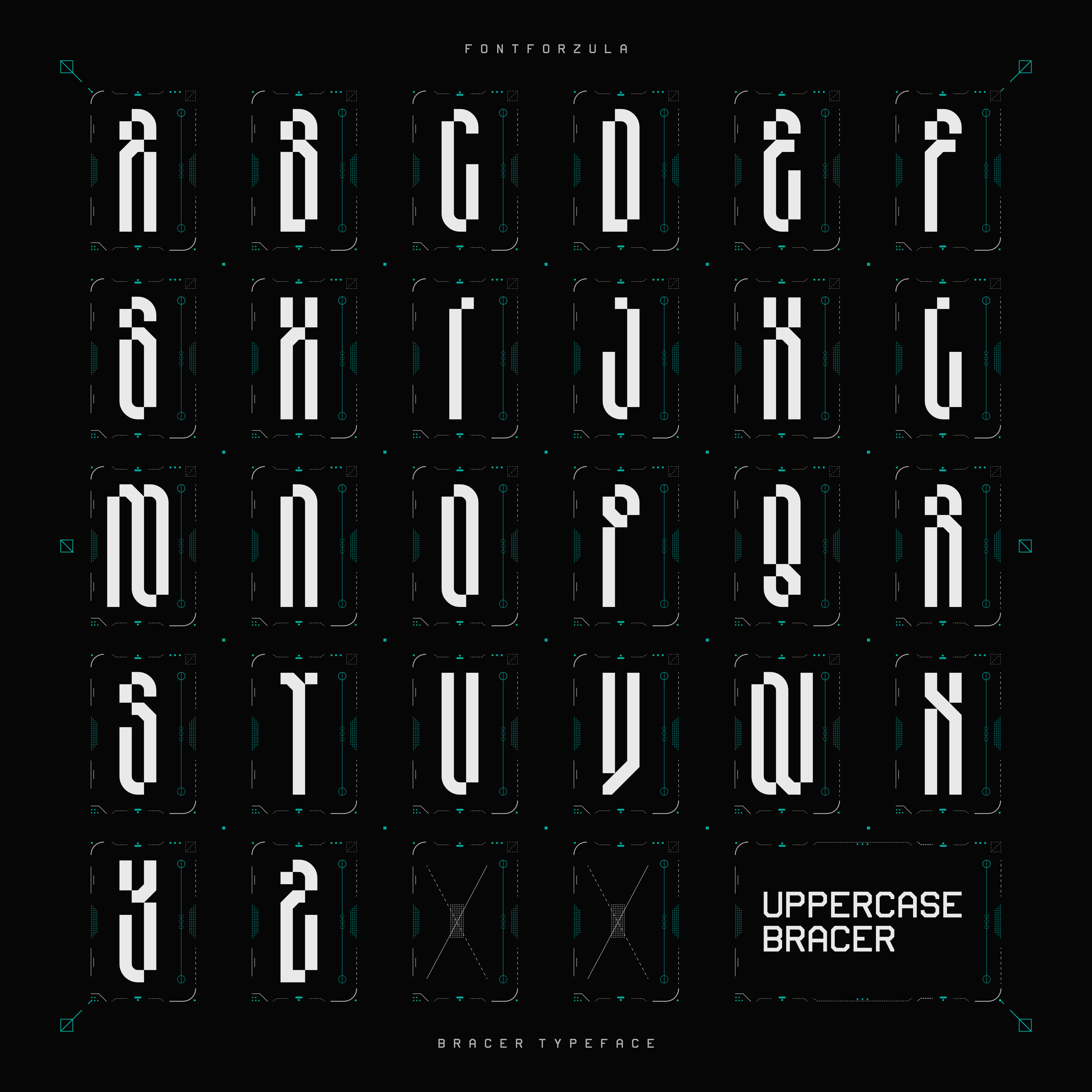 Bracer Typeface - secret-cache