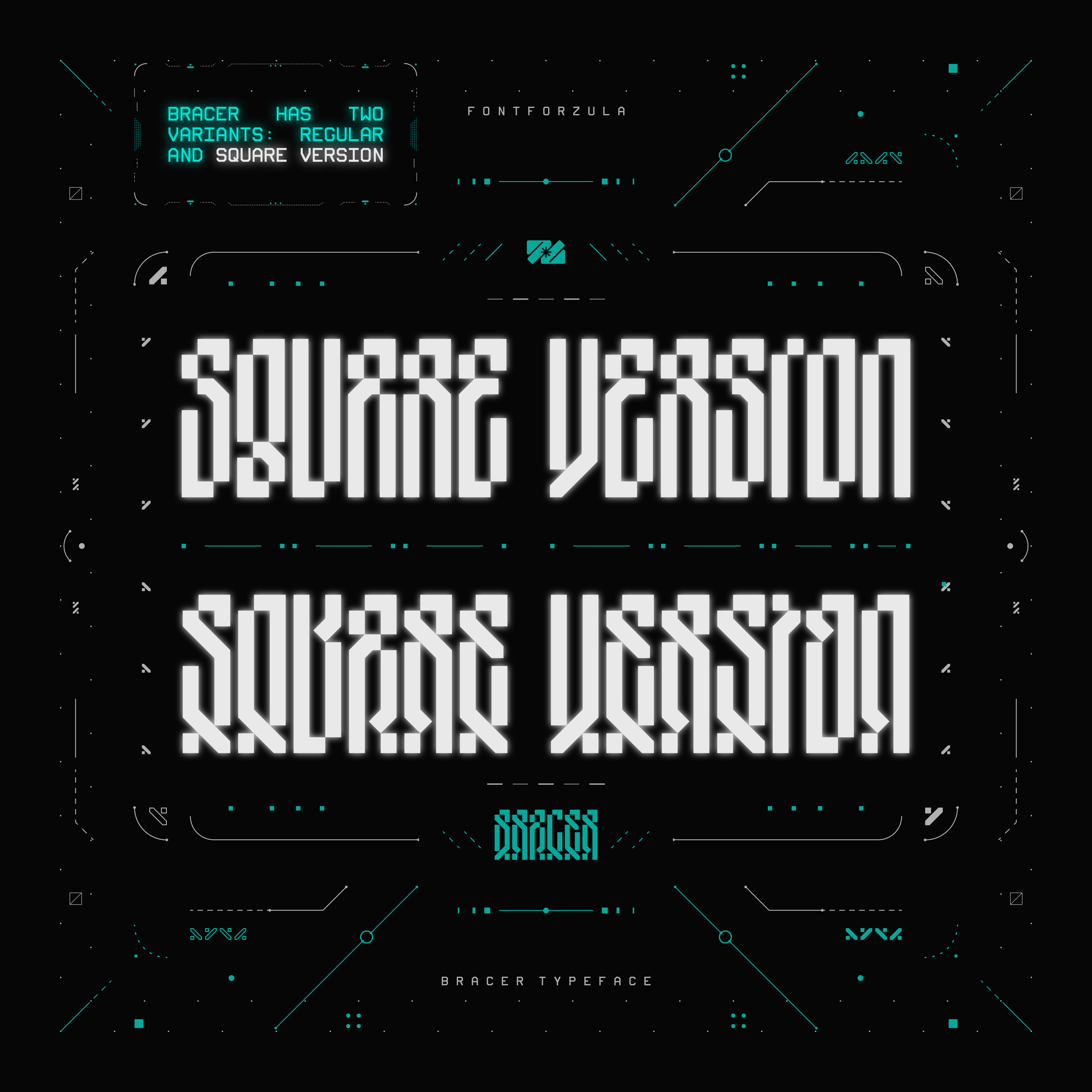 Bracer Typeface - secret-cache