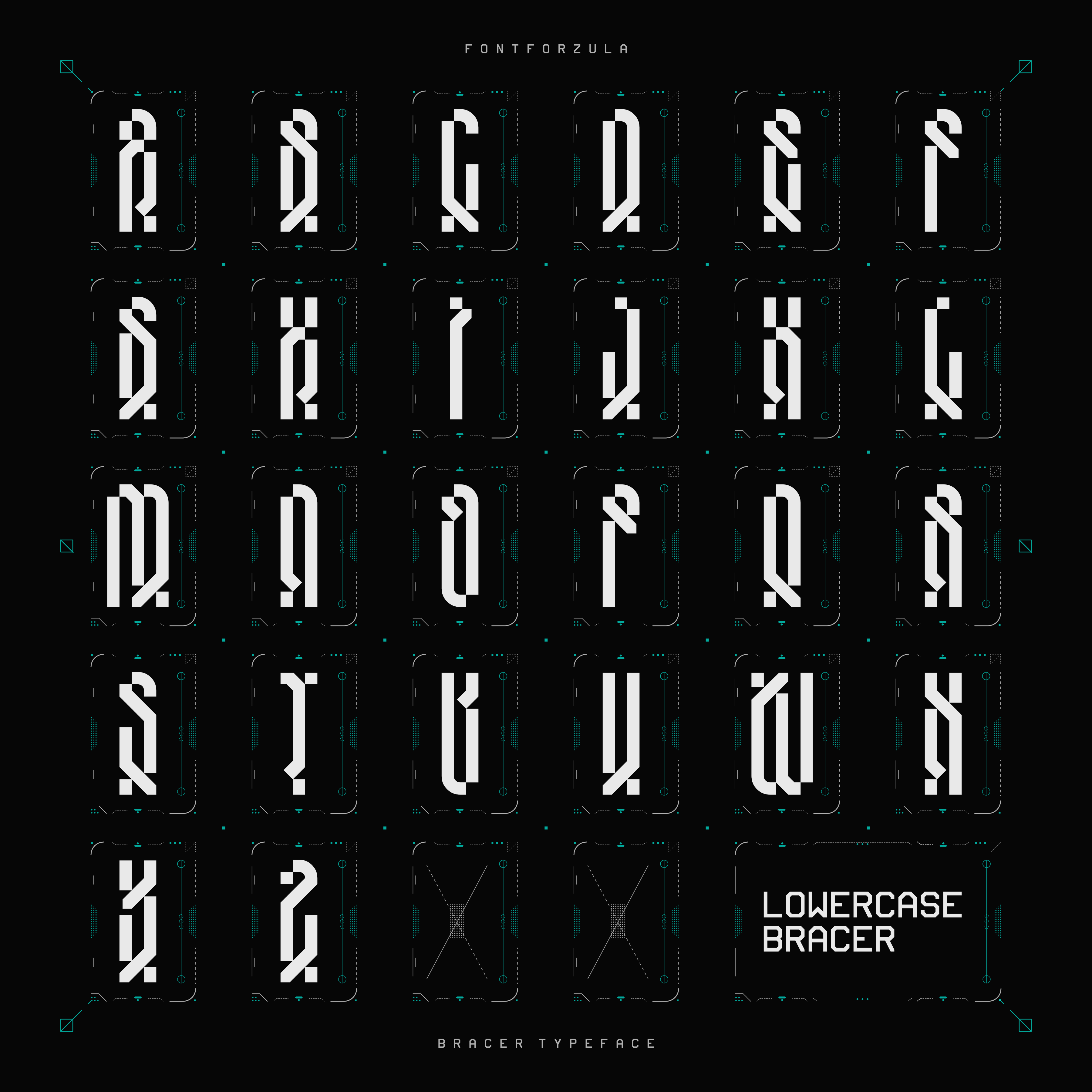 Bracer Typeface - secret-cache