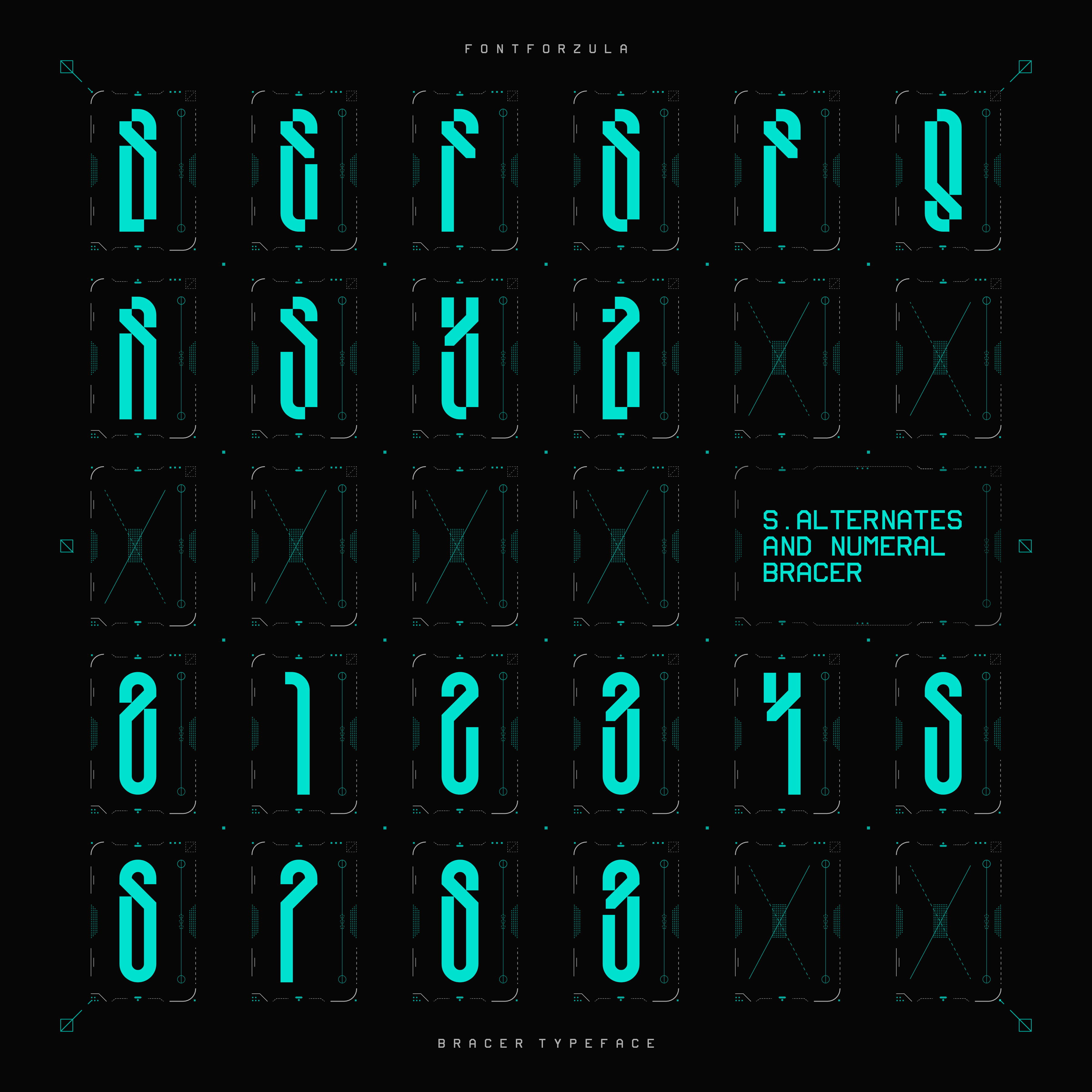 Bracer Typeface - secret-cache