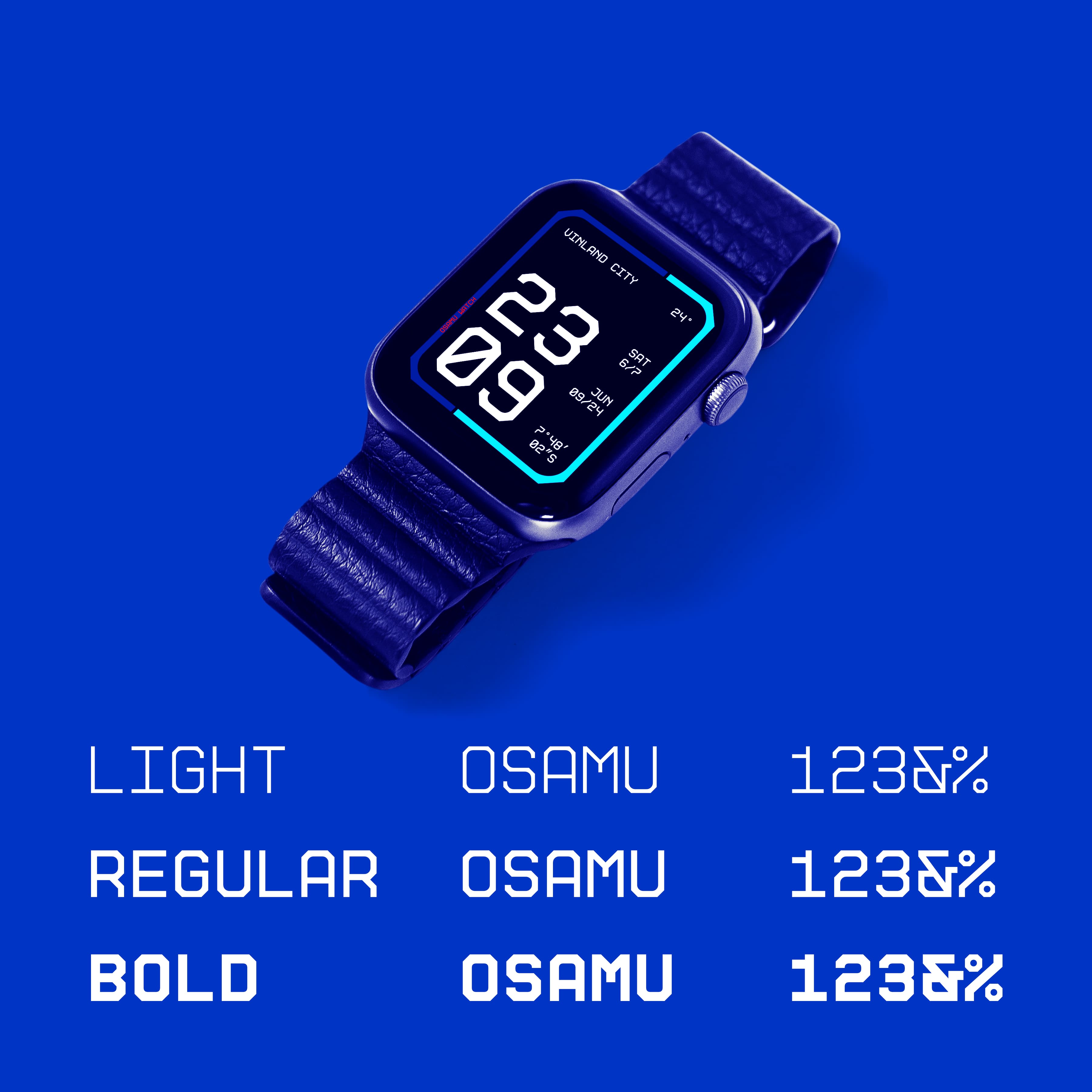 Osamu Monospaced Typeface - secret-cache