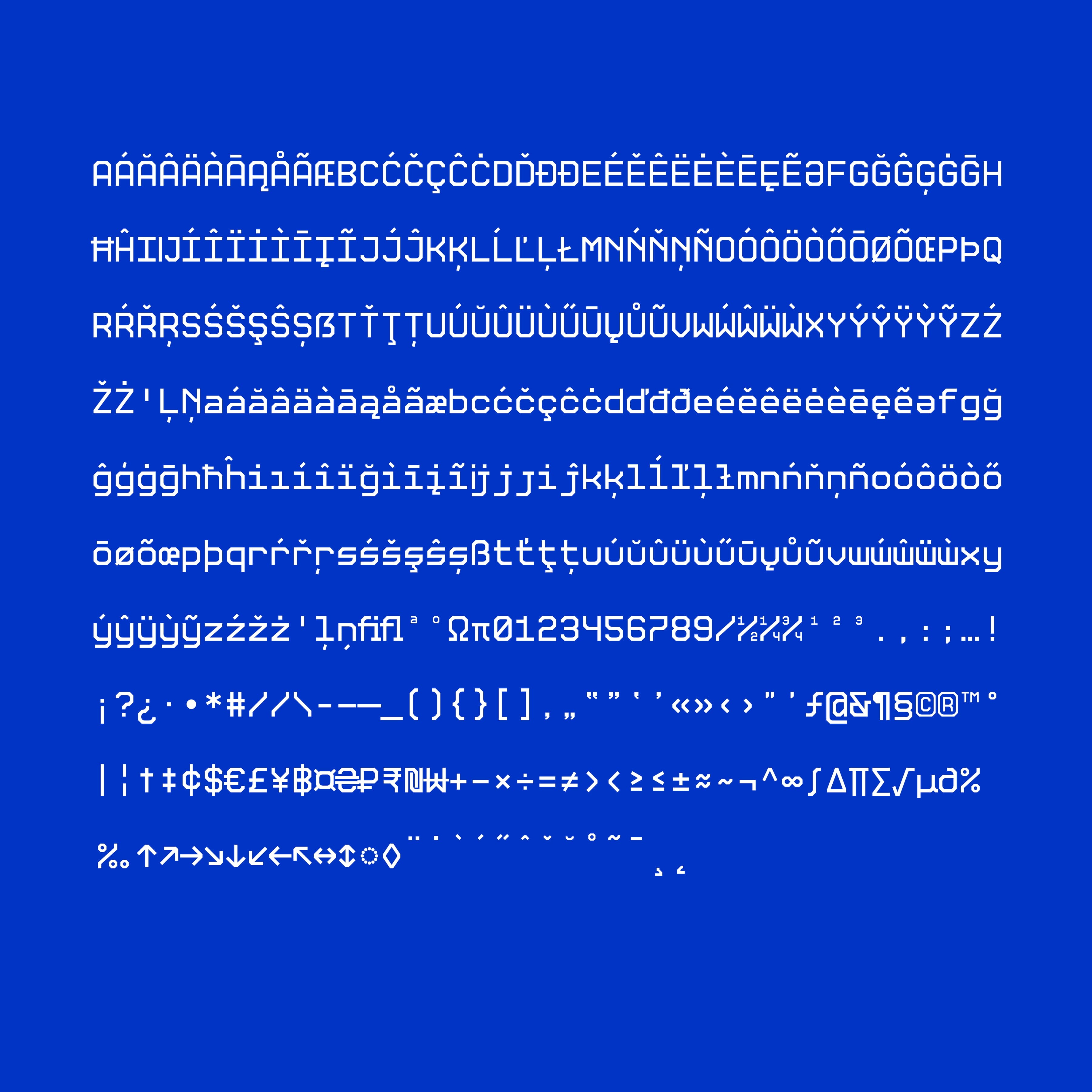 Osamu Monospaced Typeface - secret-cache