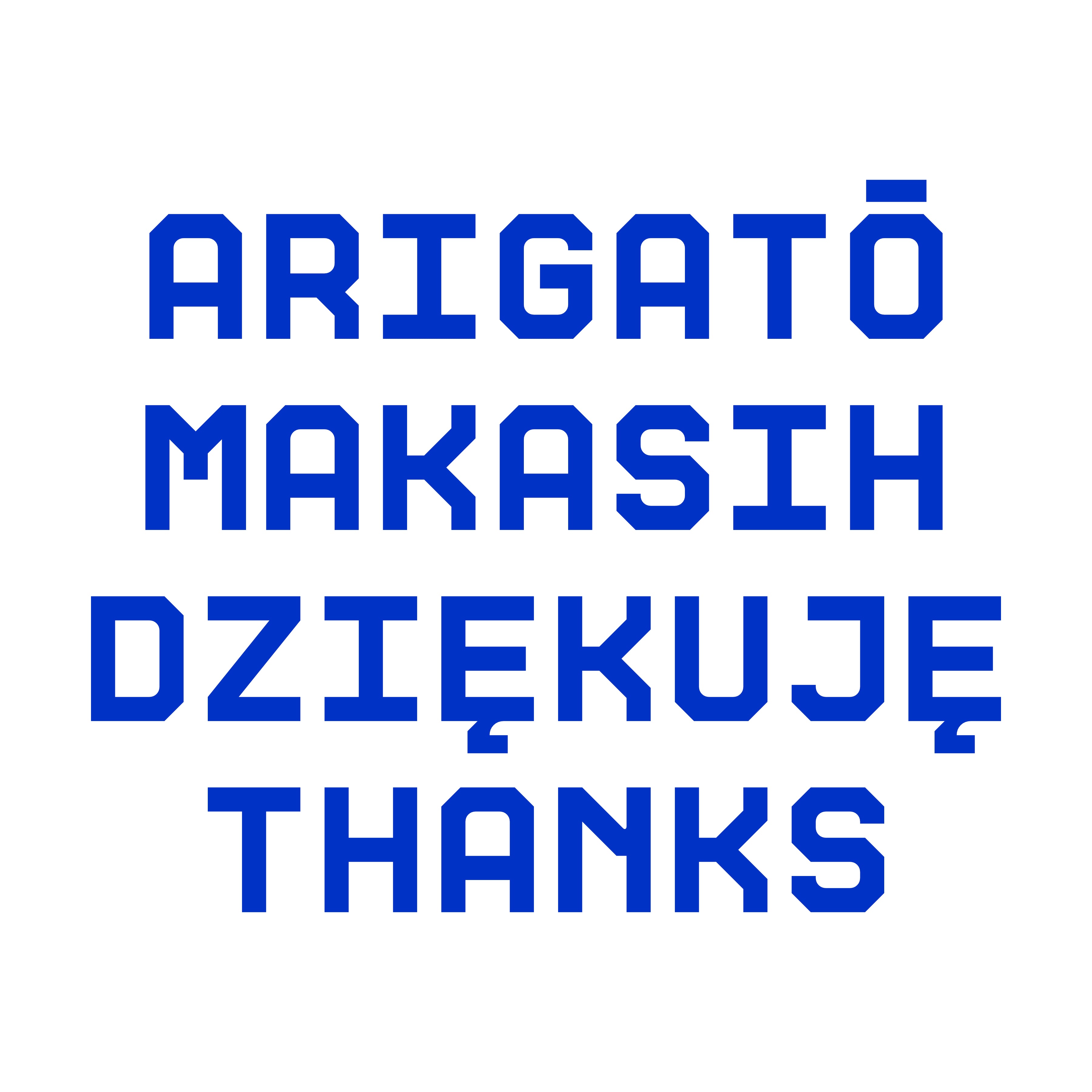 Osamu Monospaced Typeface - secret-cache