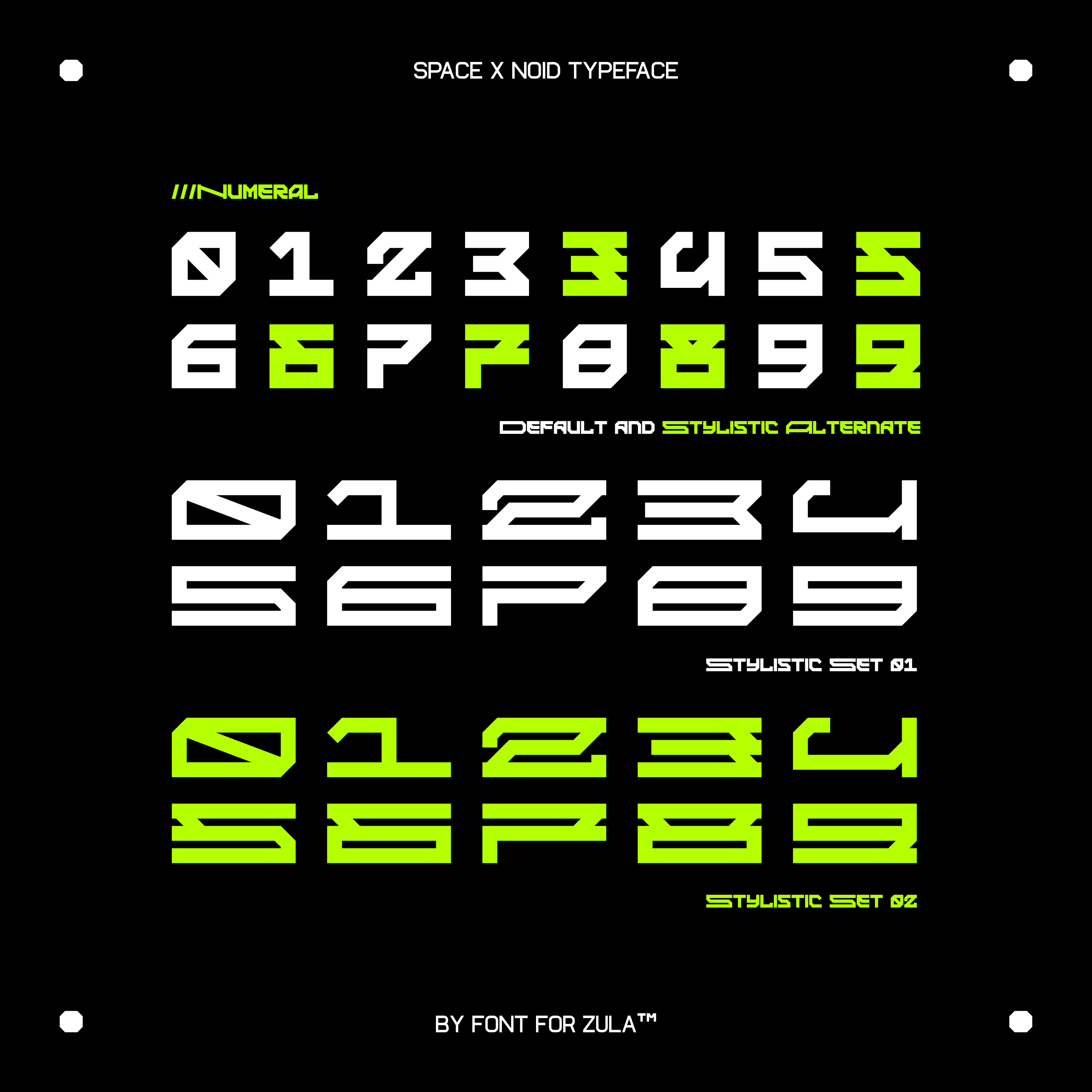 Space X Noid Typeface - secret-cache