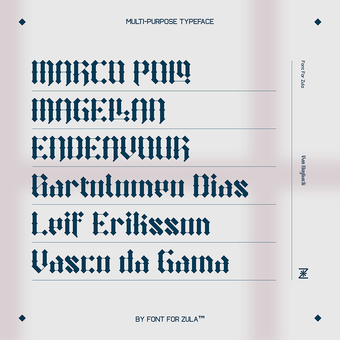 Van Hogback Typeface - secret-cache