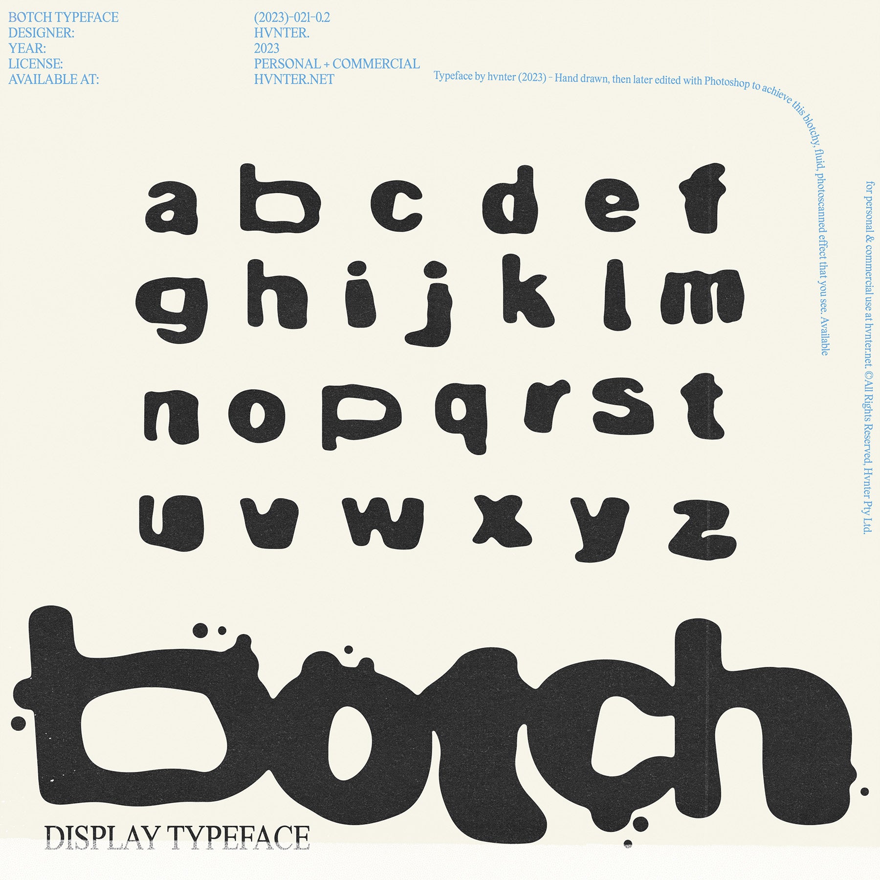 Botch Typeface - secret-cache