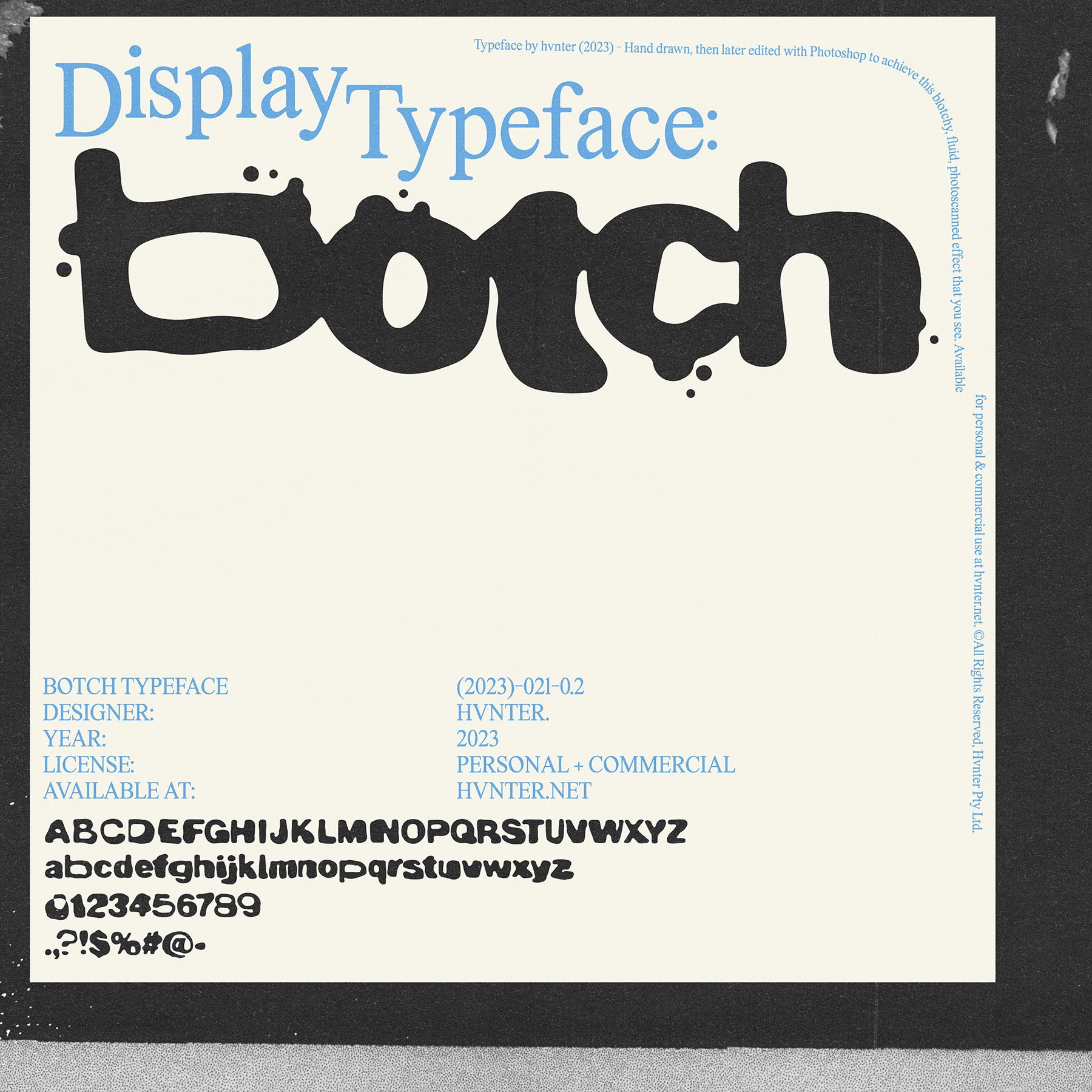 Botch Typeface - secret-cache