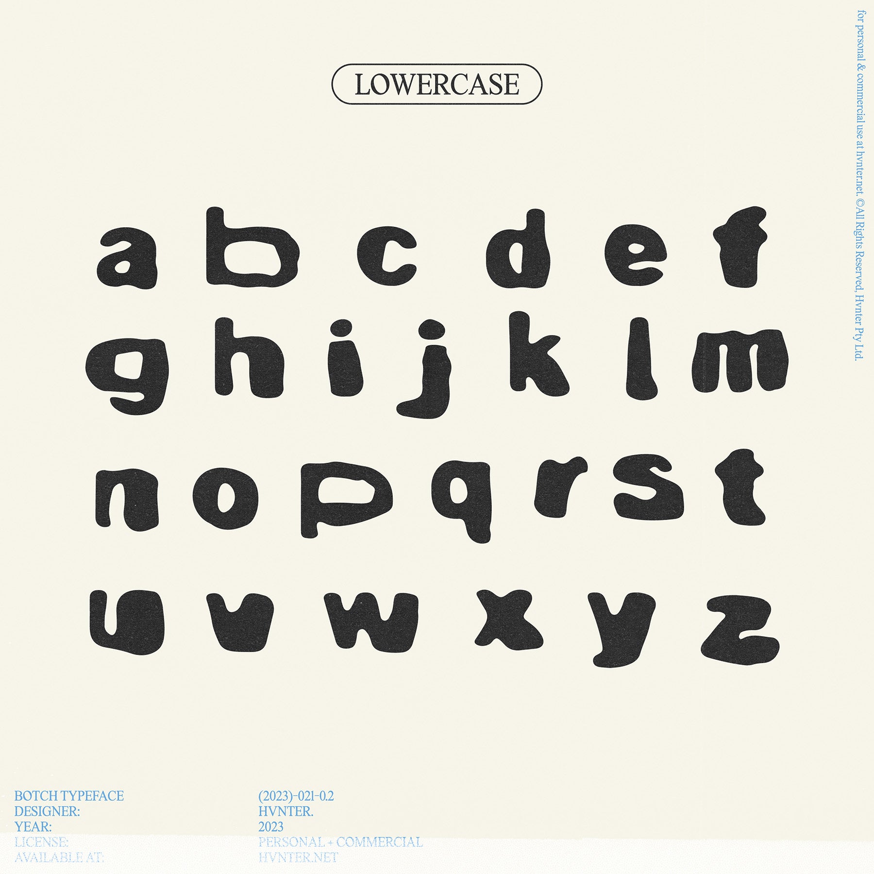 Botch Typeface - secret-cache