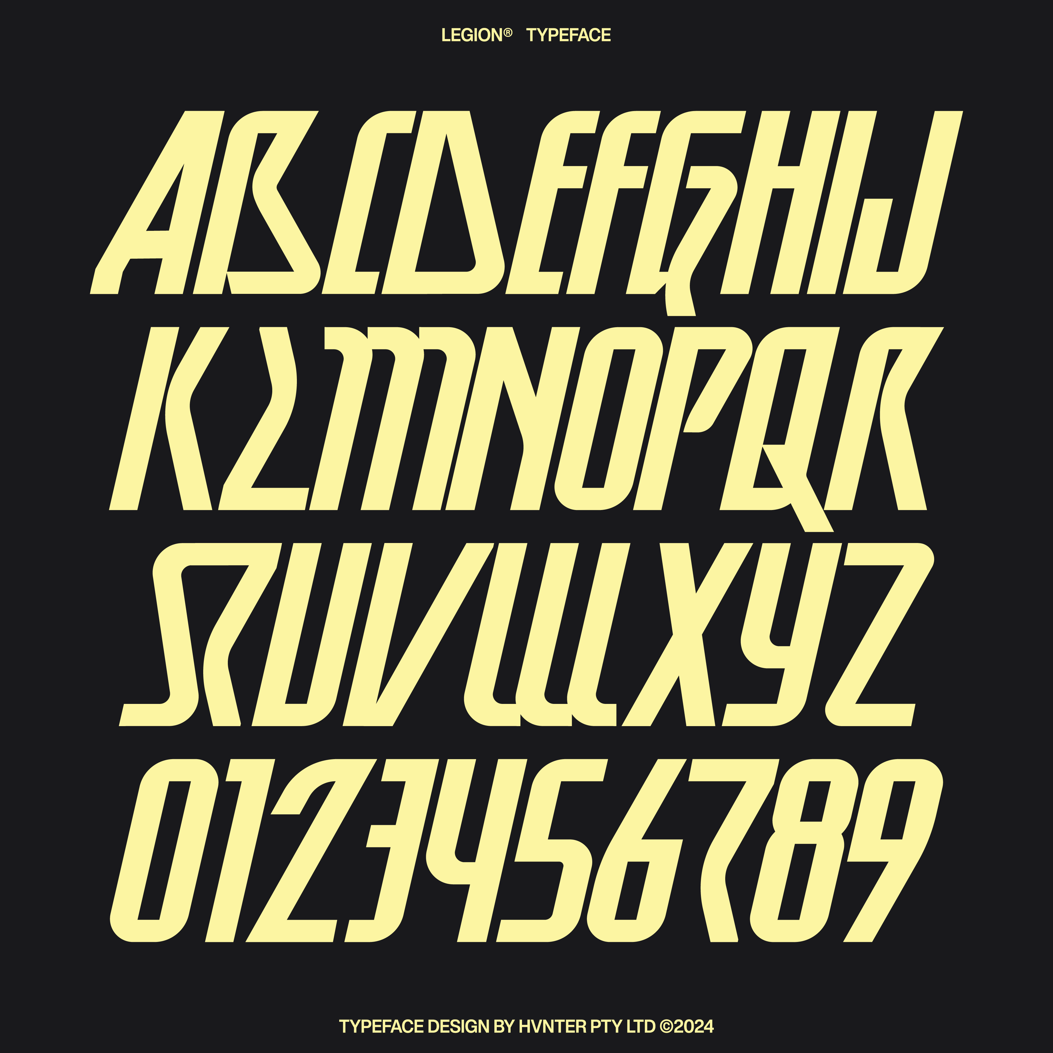 Legion Typeface - secret-cache
